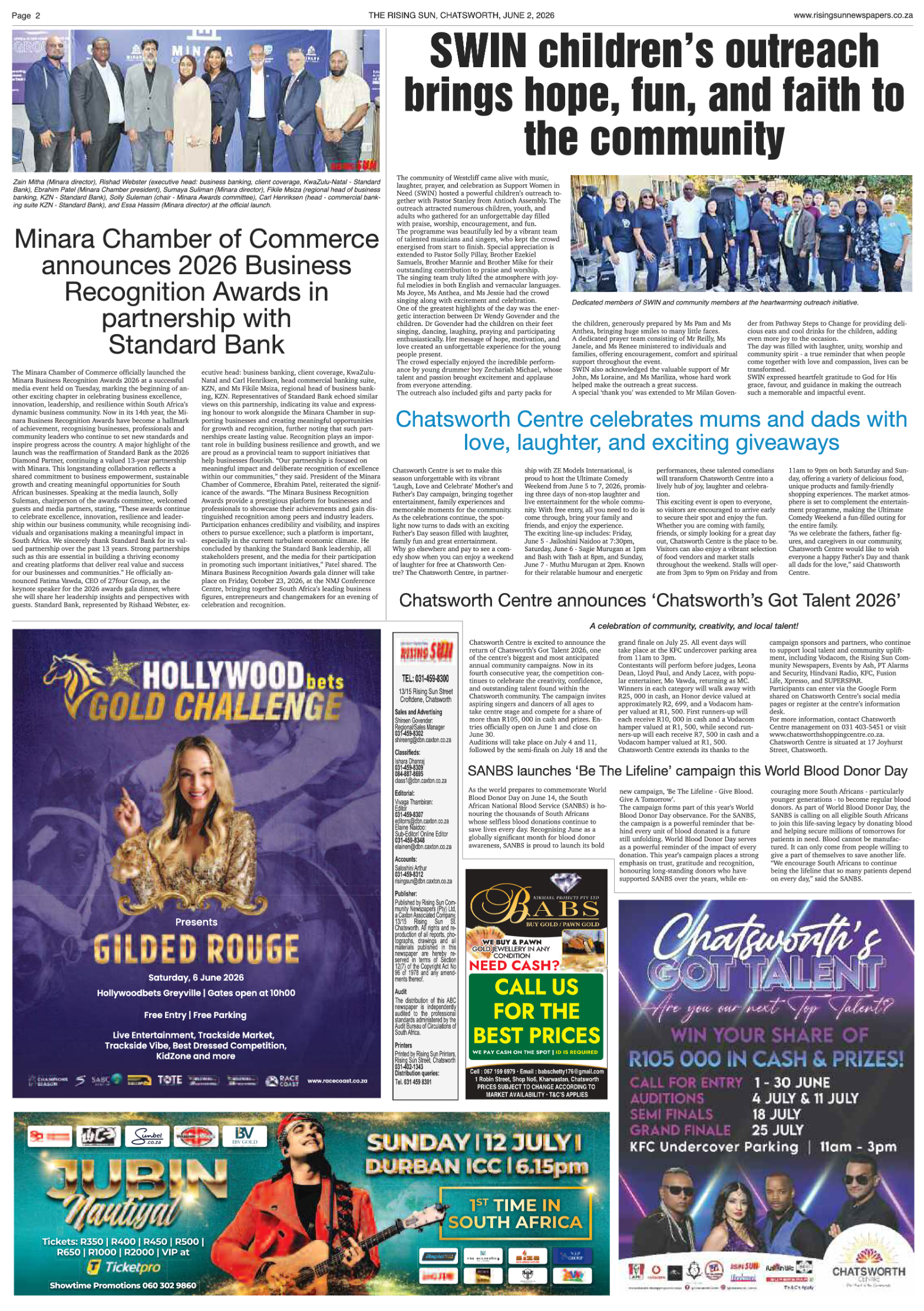 Rising Sun Chatsworth E-Paper, June 2, 2026 page 4