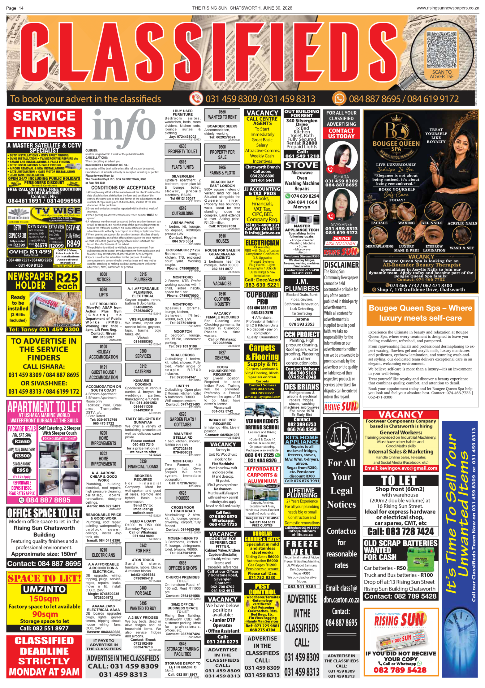 Rising Sun Chatsworth E-Paper, June 30, 2026 page 16