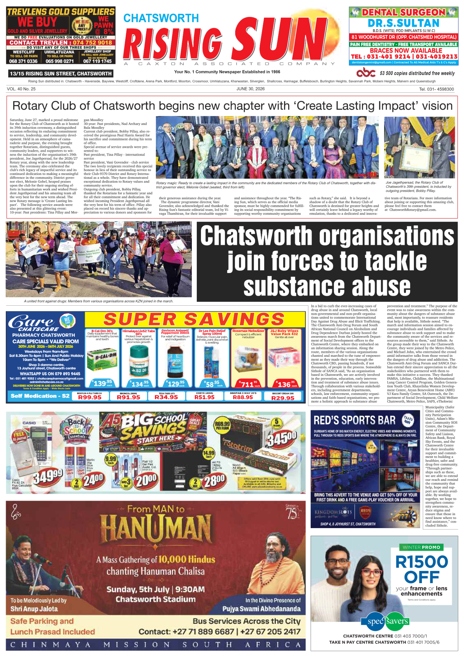 Rising Sun Chatsworth E-Paper, June 30, 2026 page 3