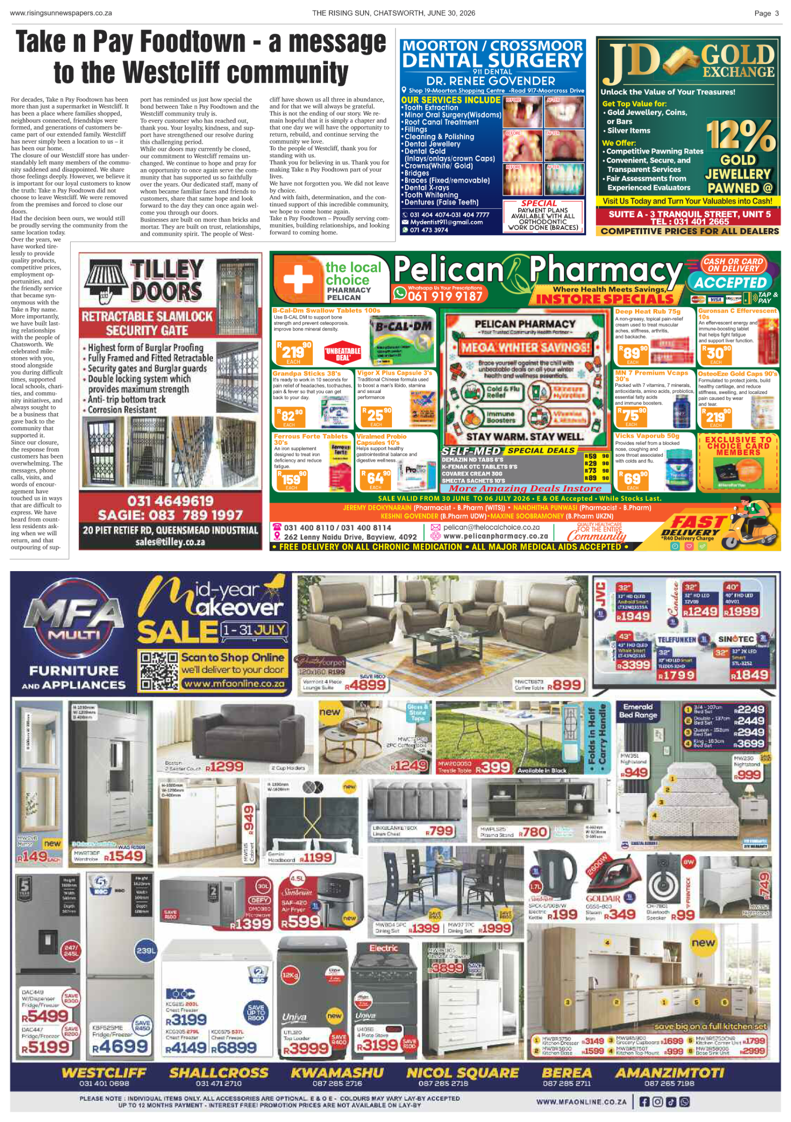 Rising Sun Chatsworth E-Paper, June 30, 2026 page 5