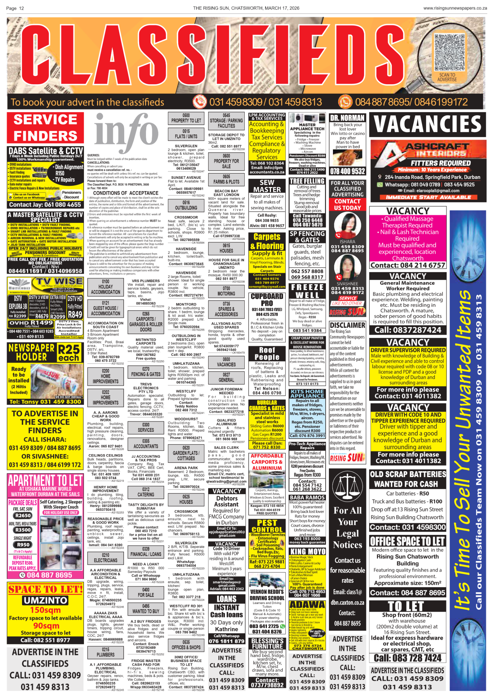 Rising Sun Chatsworth E-Paper, March 17, 2026 page 14