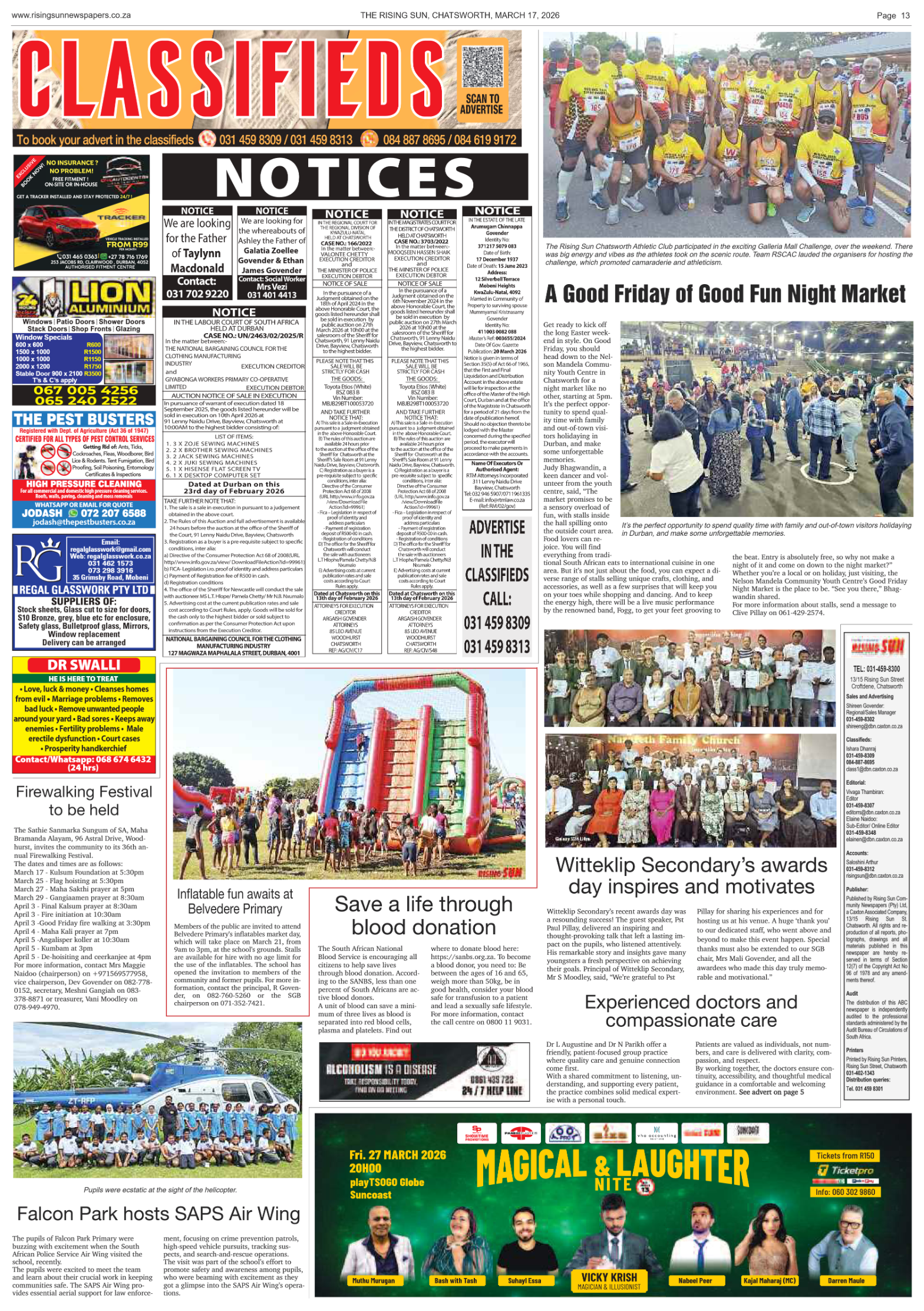 Rising Sun Chatsworth E-Paper, March 17, 2026 page 15