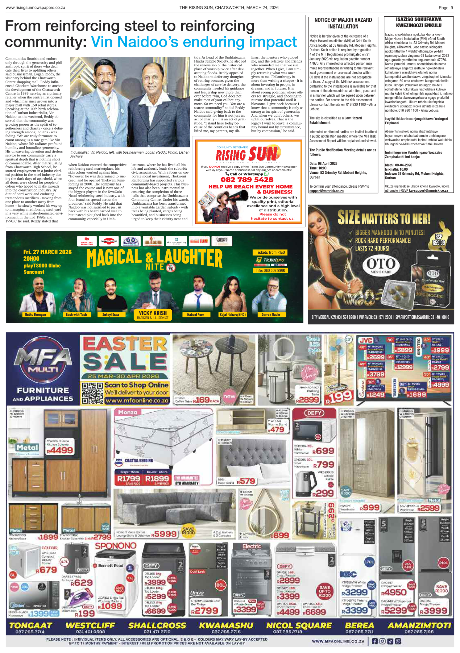Rising Sun Chatsworth E-Paper, March 24, 2026 page 11