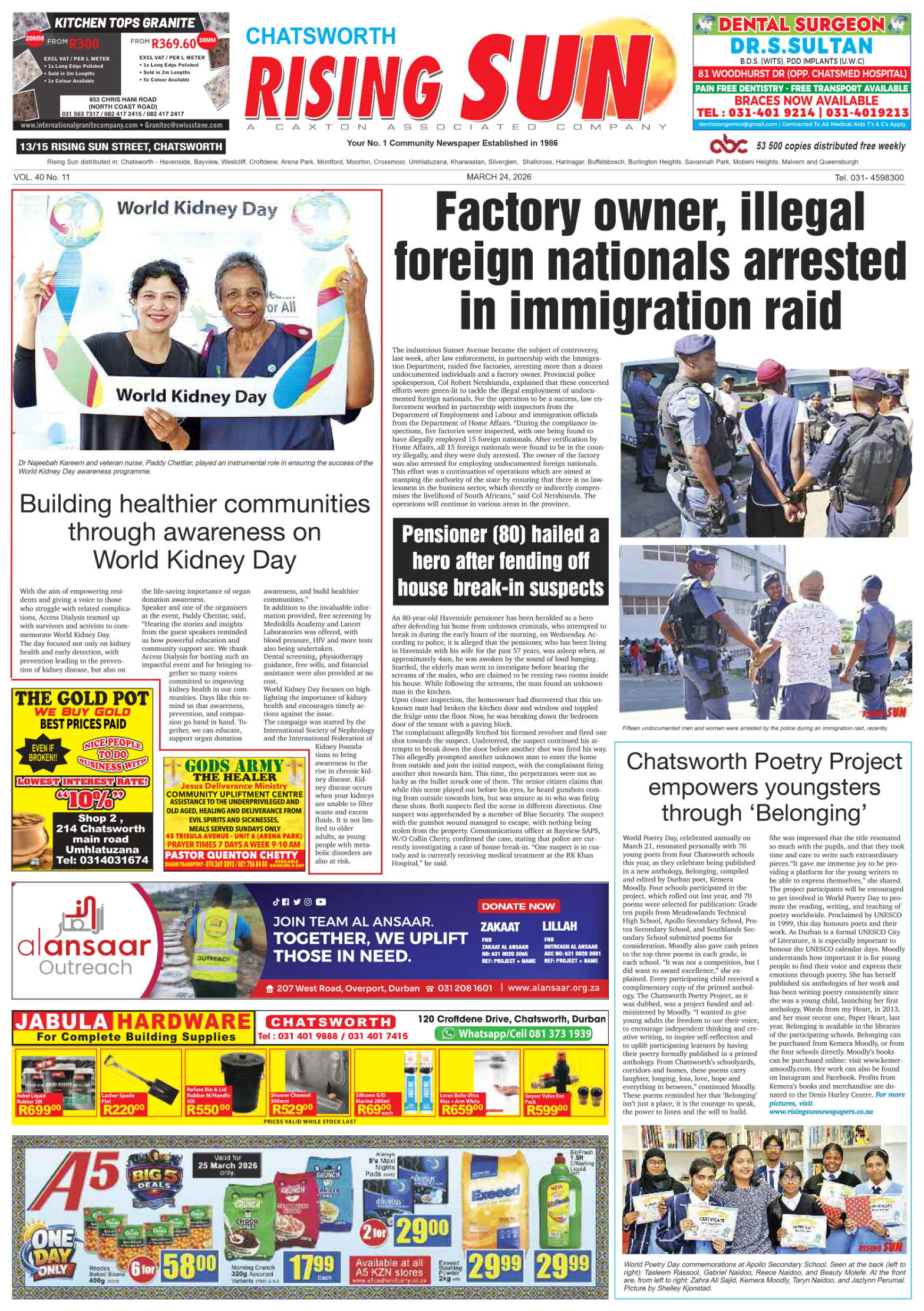 Rising Sun Chatsworth E-Paper, March 24, 2026 page 3