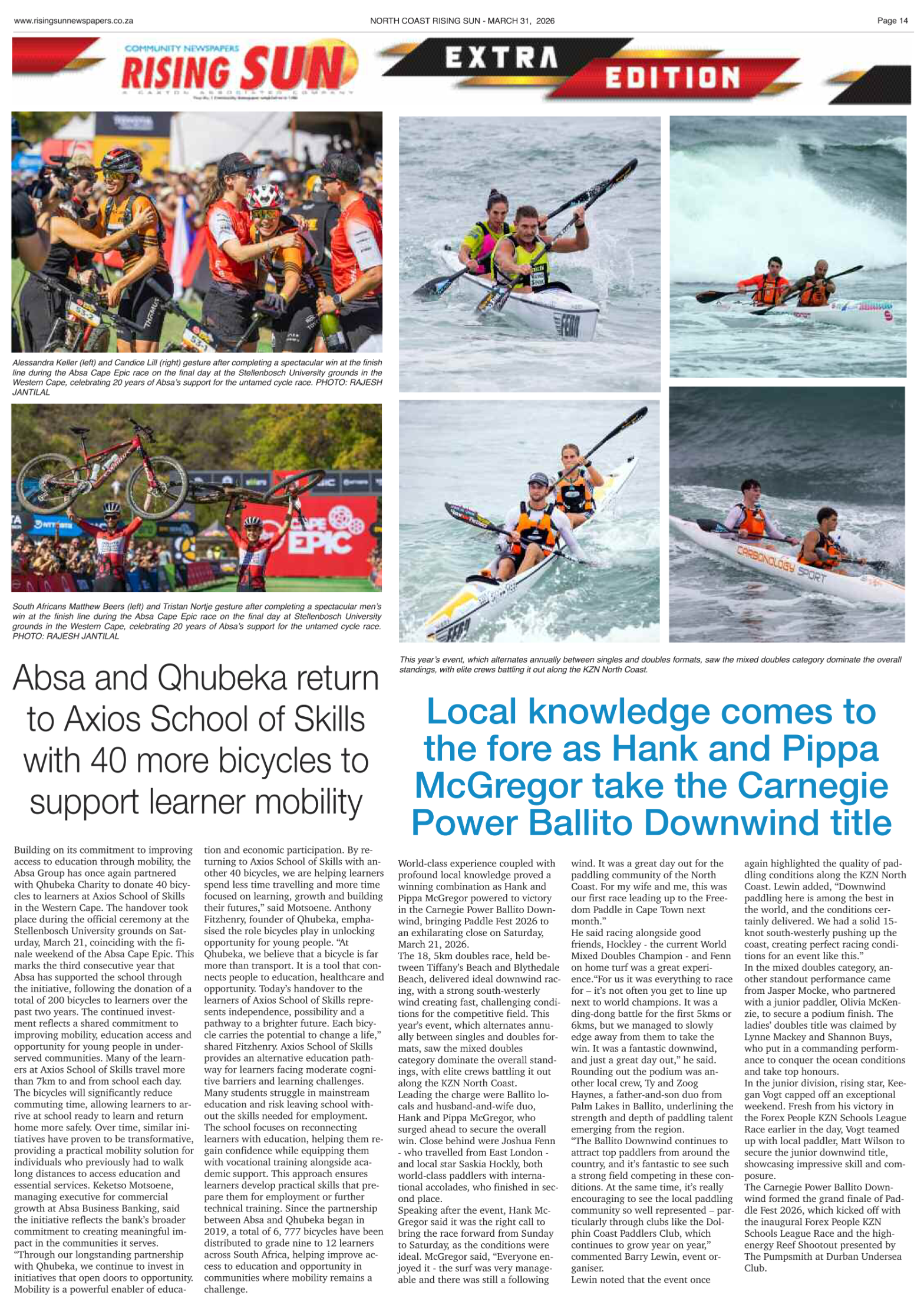 Rising Sun Chatsworth E-Paper, March 31, 2026 page 16
