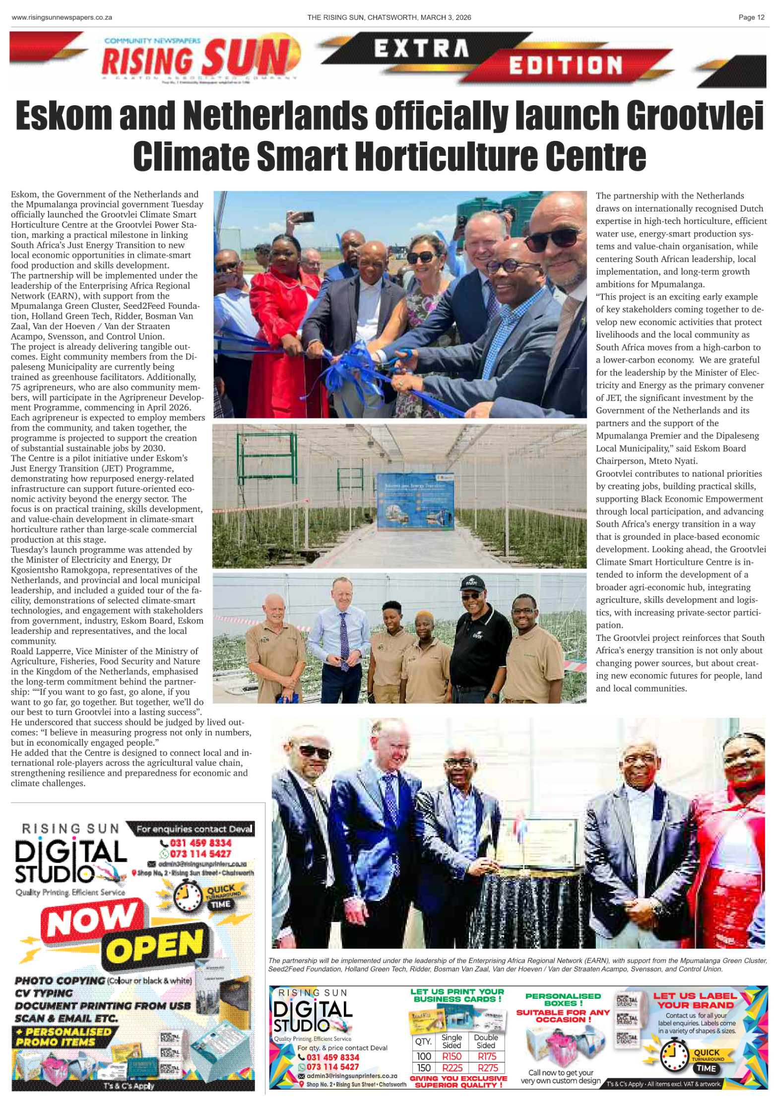 Rising Sun Chatsworth E-Paper, March 3, 2026 page 14