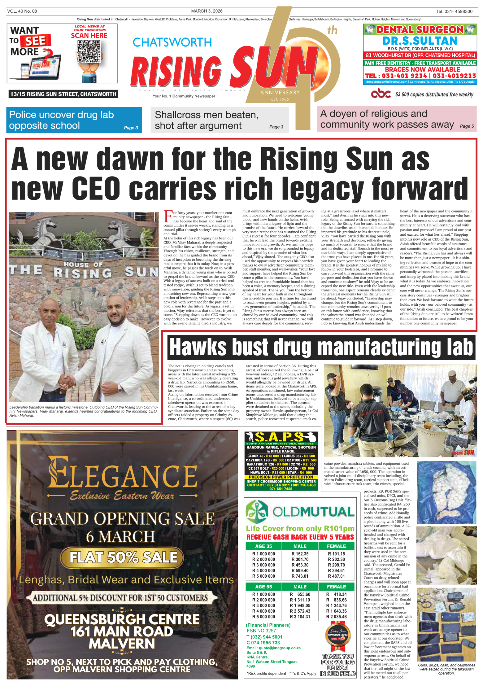 Rising Sun Chatsworth E-Paper, March 3, 2026 page 3