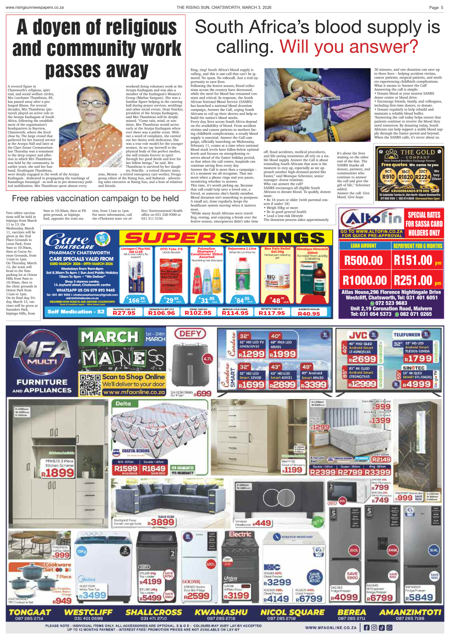 Rising Sun Chatsworth E-Paper, March 3, 2026 page 7