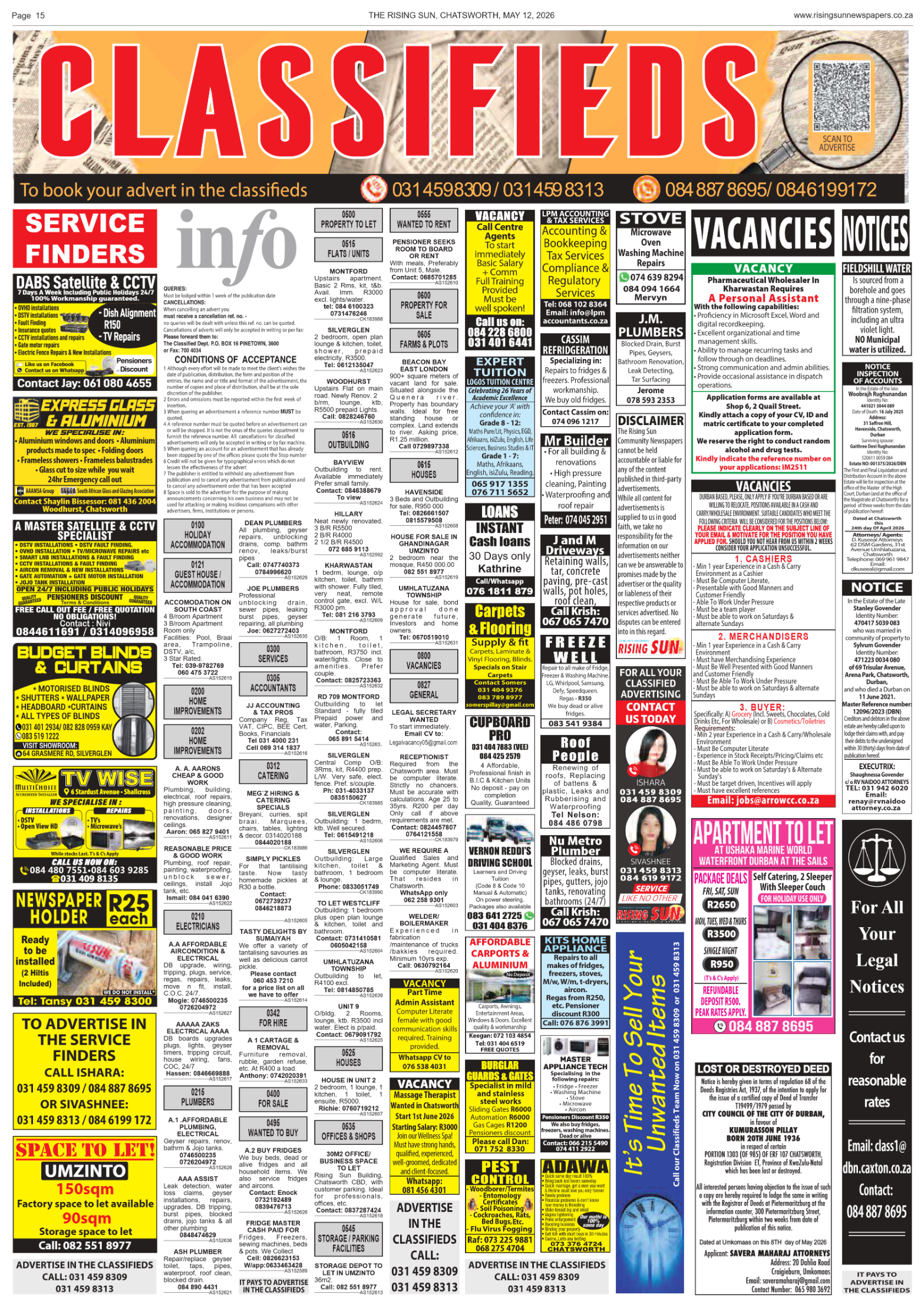 Rising Sun Chatsworth E-Paper, May 12, 2026 page 17