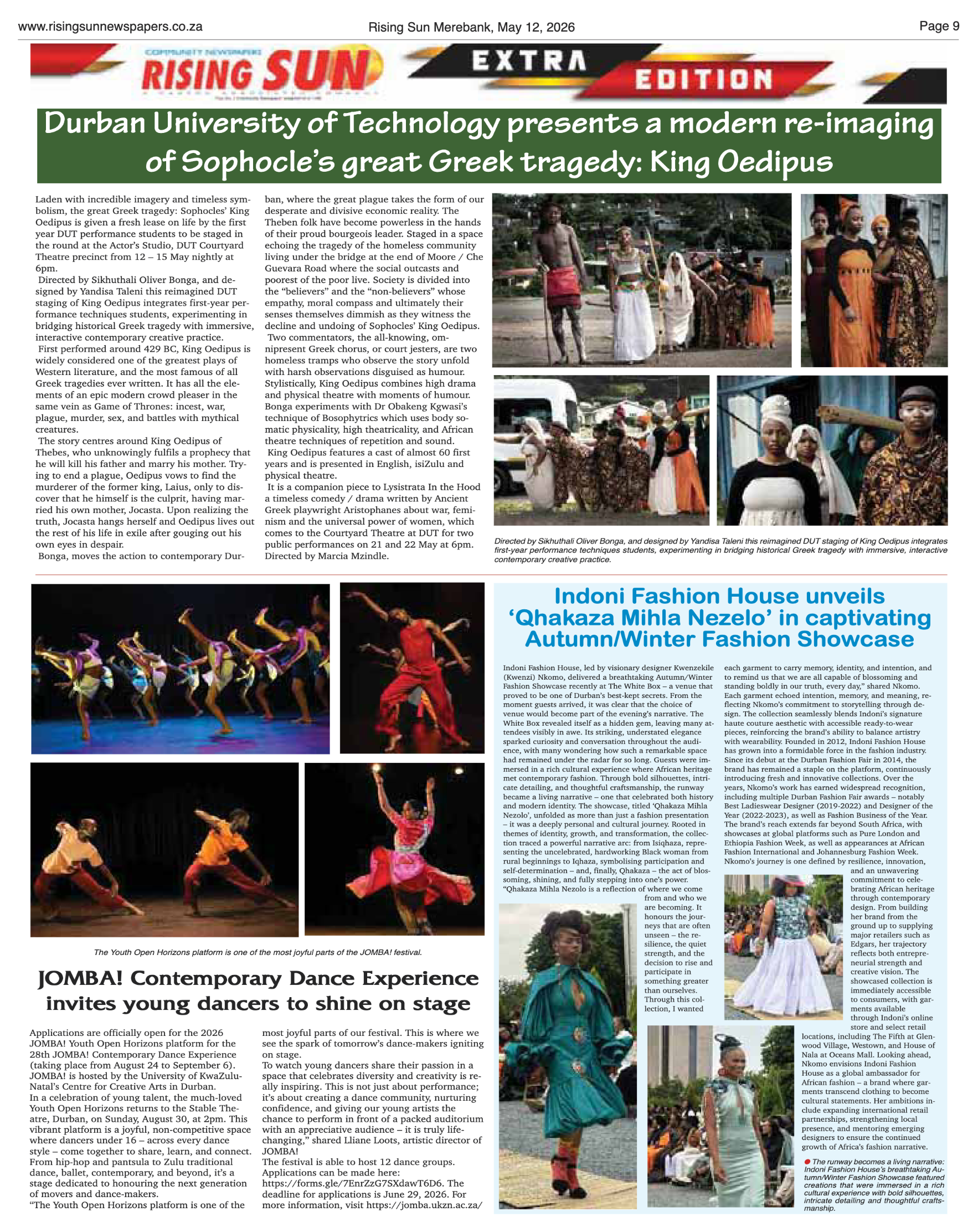 Rising Sun Merebank E-Paper, May 12, 2026 page 9