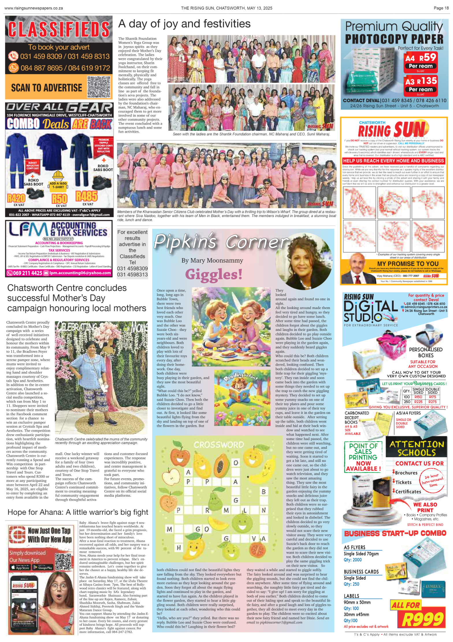 Rising Sun Chatsworth E-Paper, May 13, 2025 page 20