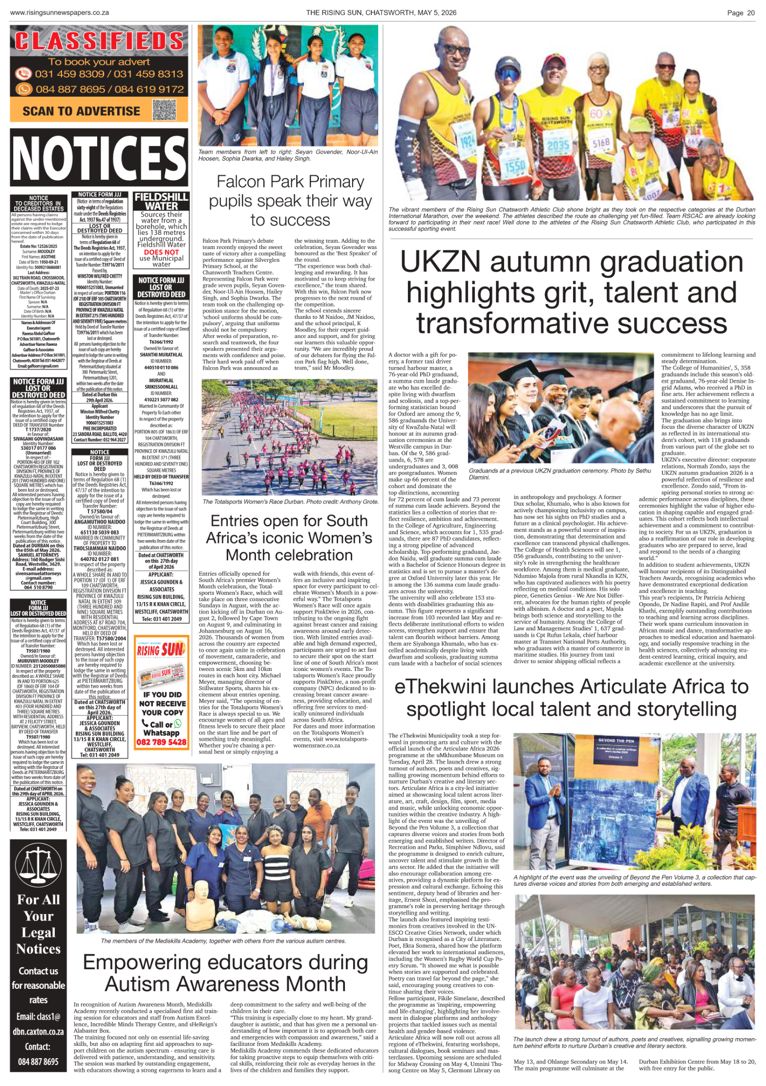 Rising Sun Chatsworth E-Paper, May 5, 2026 page 22
