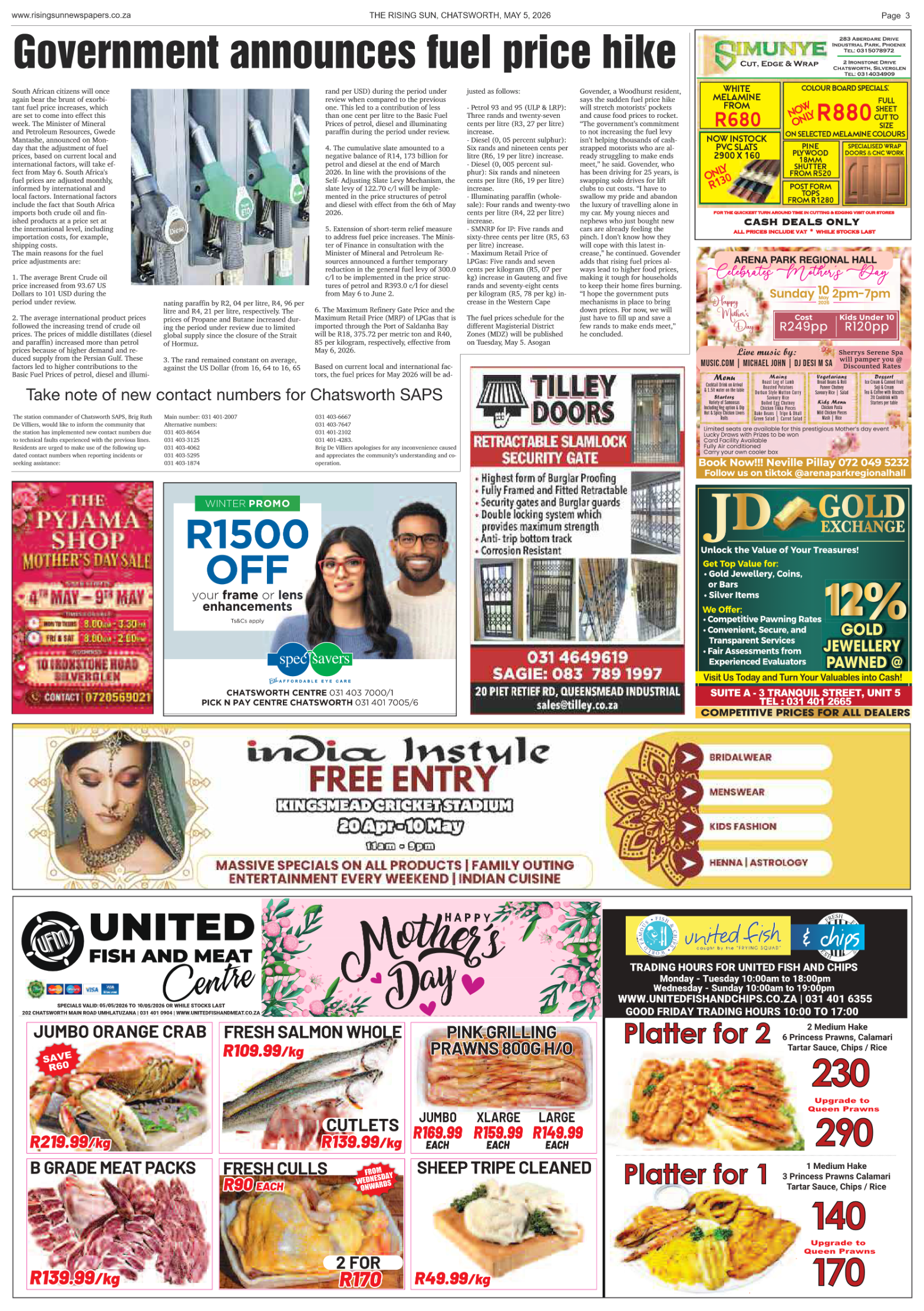 Rising Sun Chatsworth E-Paper, May 5, 2026 page 5