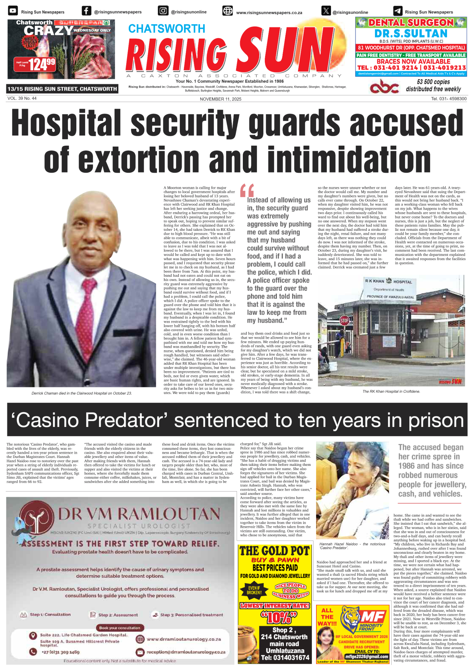 Rising Sun Chatsworth E-Paper, November 11, 2025 page 5
