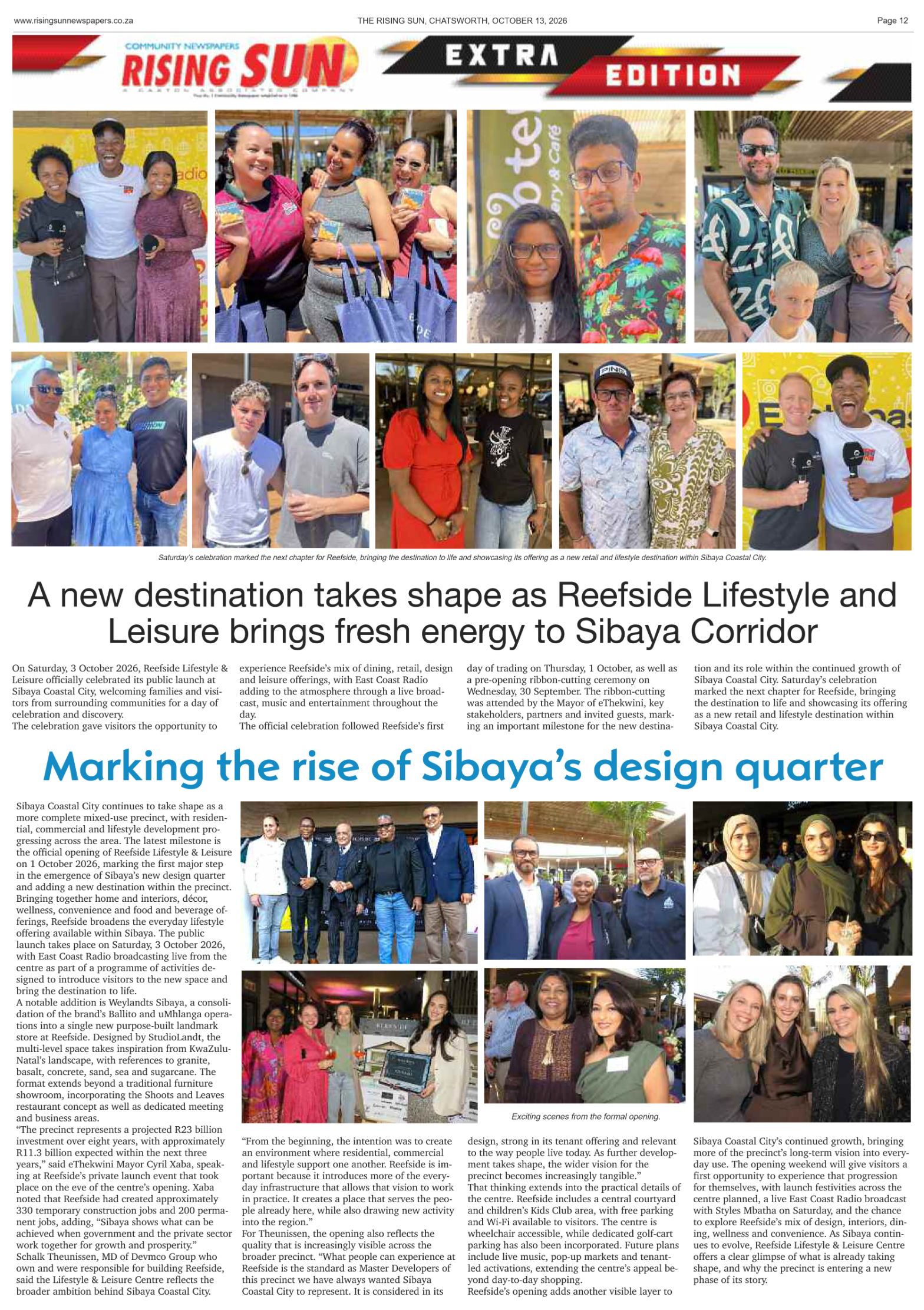 Sum Rismg Rising Sun Chatsworth E-Paper, October 13, 2026 | Rising Sun Newspapers