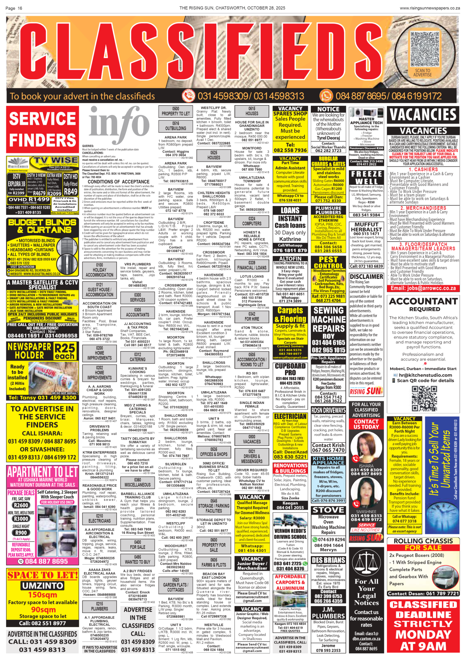 Rising Sun Chatsworth E-Paper, October 28, 2025 page 20