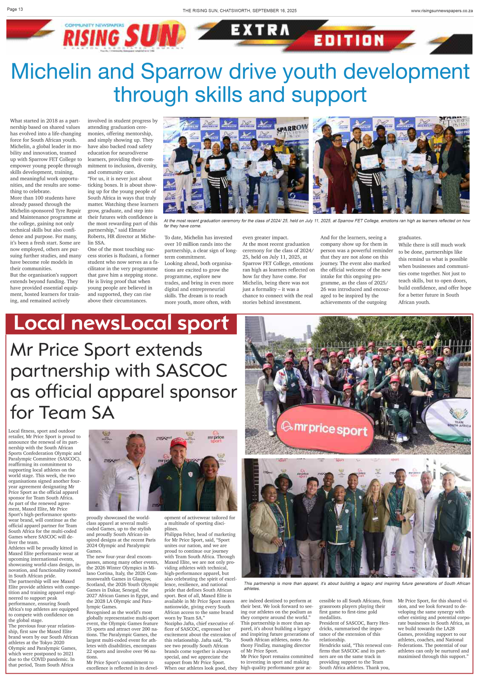 Rising Sun Chatsworth E-Paper, September 16, 2025 page 13