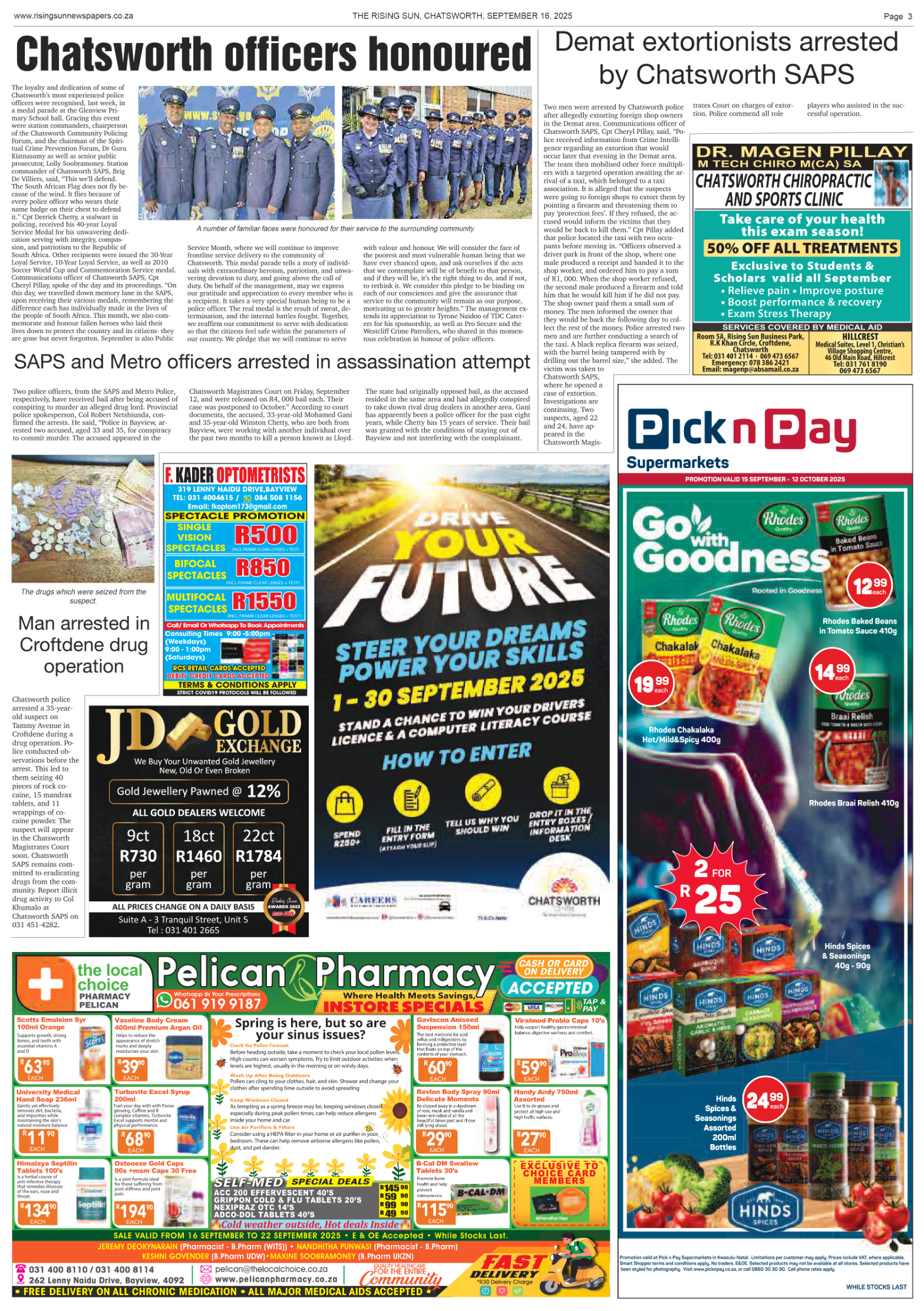 Rising Sun Chatsworth E-Paper, September 16, 2025 page 3