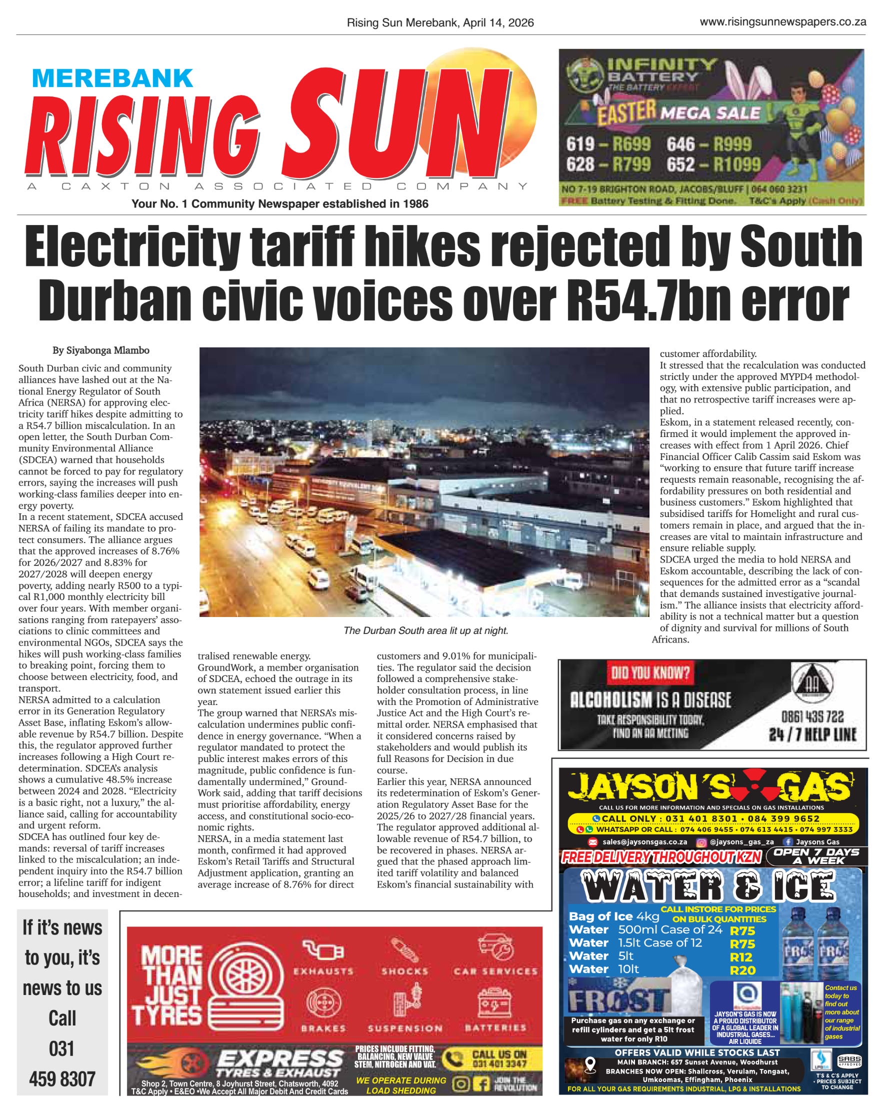 Rising Sun Merebank E-Paper, April 14, 2026 page 13