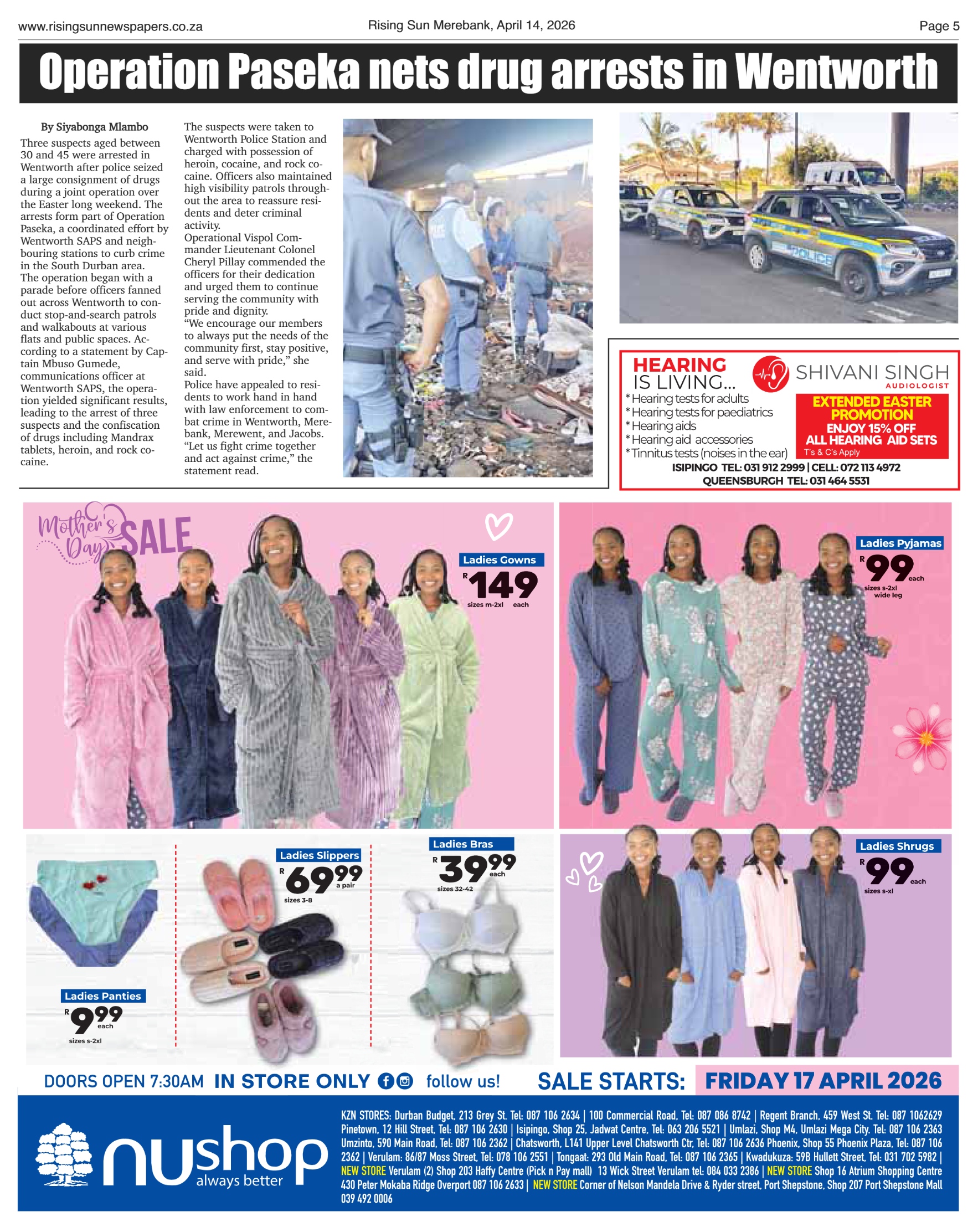 Rising Sun Merebank E-Paper, April 14, 2026 page 5