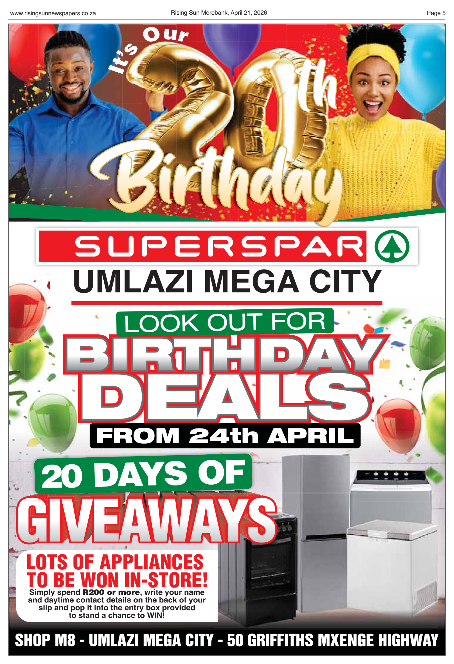 Rising Sun Merebank E-Paper, April 21, 2026 page 5