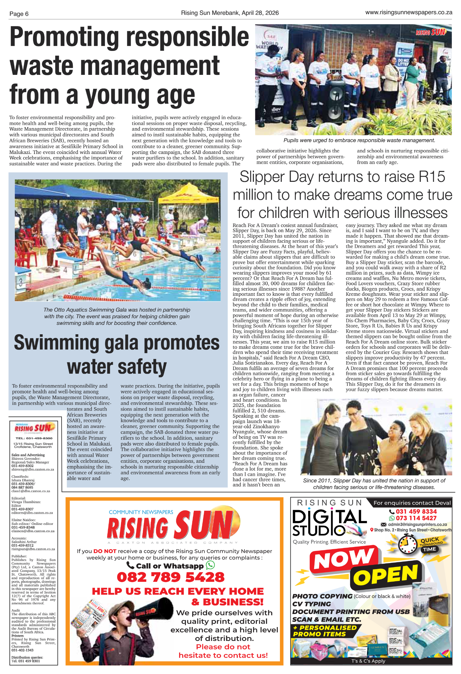 Rising Sun Merebank E-Paper, April 28, 2026 page 6