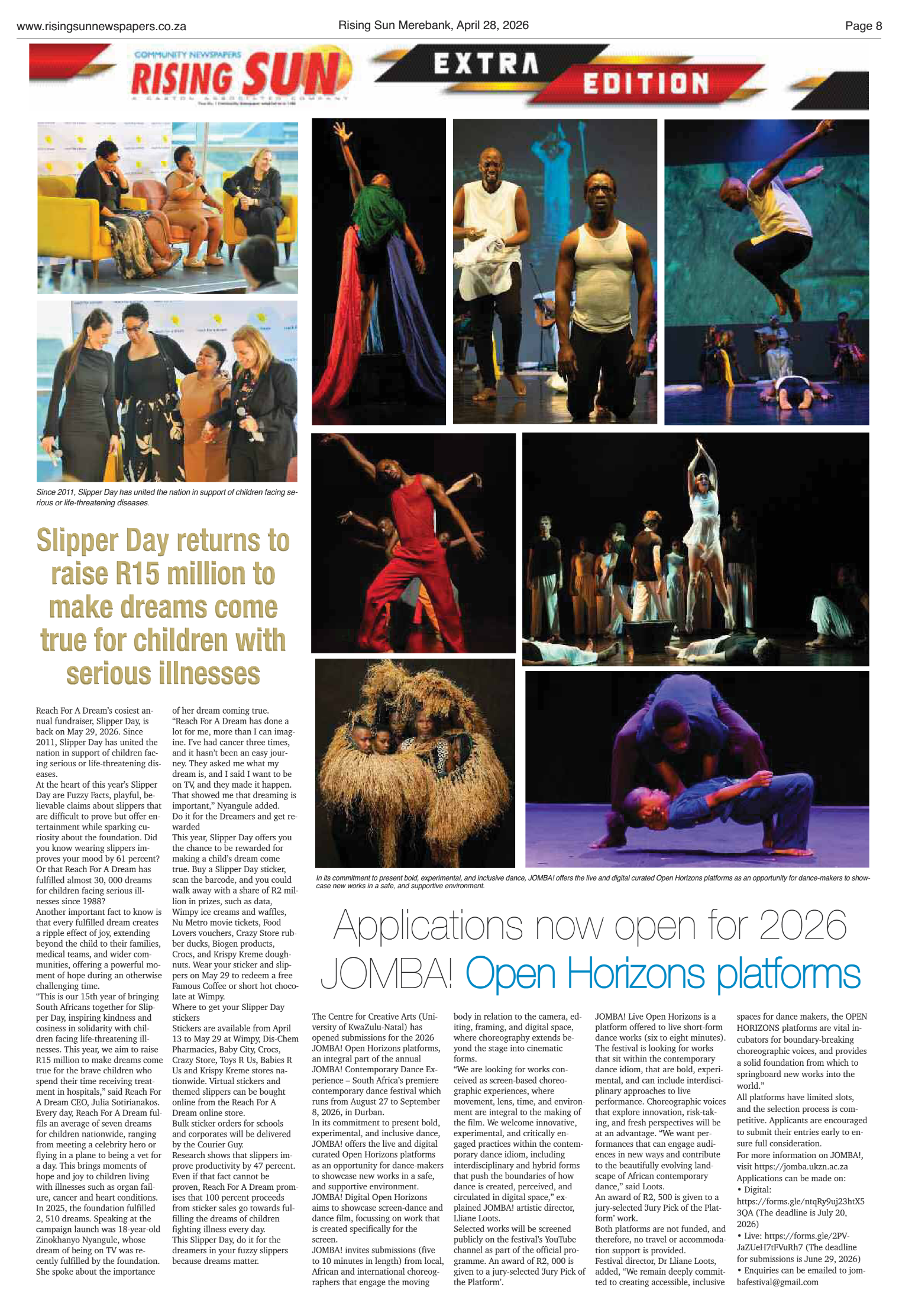 Rising Sun Merebank E-Paper, April 28, 2026 page 8