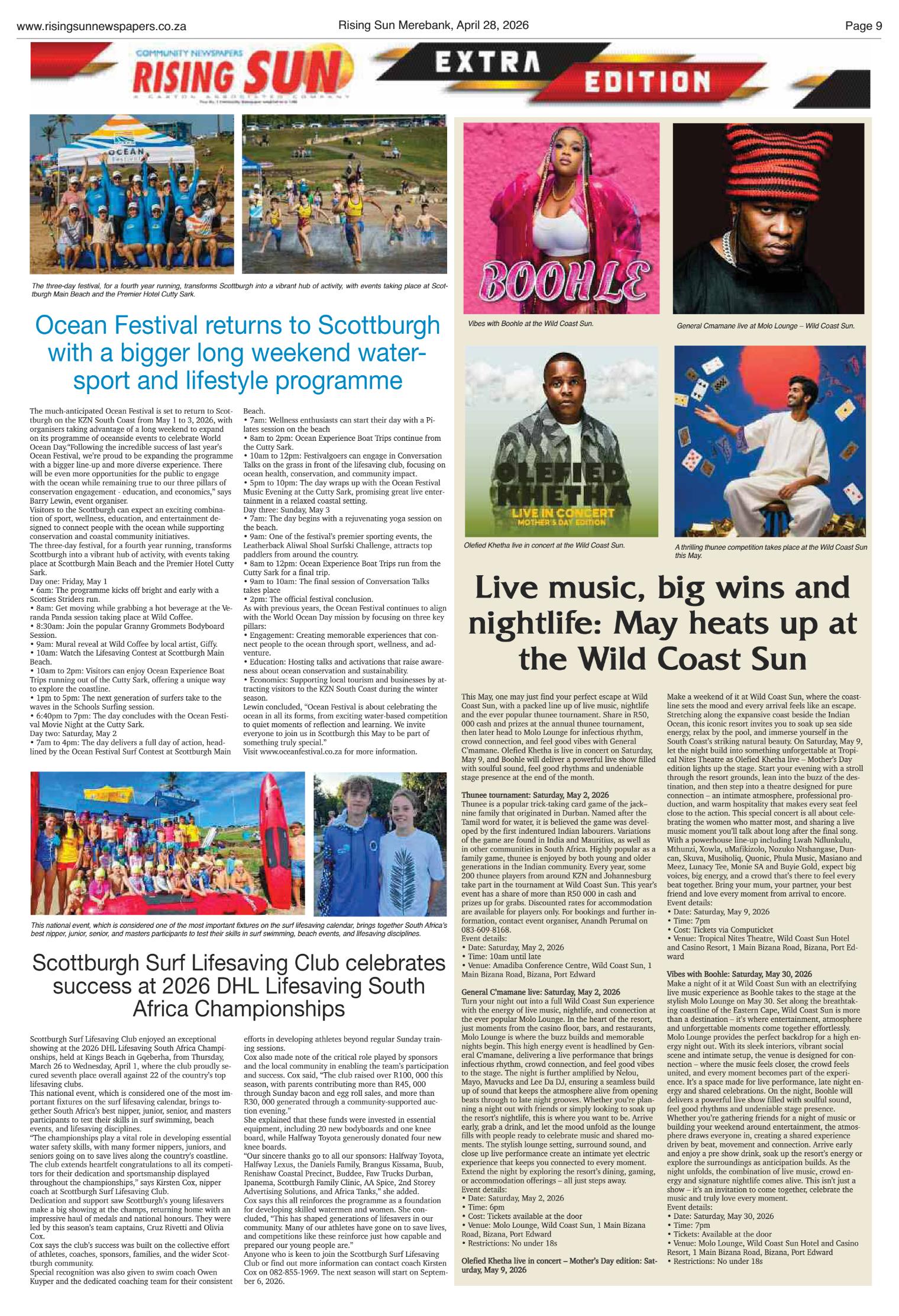 Rising Sun Merebank E-Paper, April 28, 2026 page 9