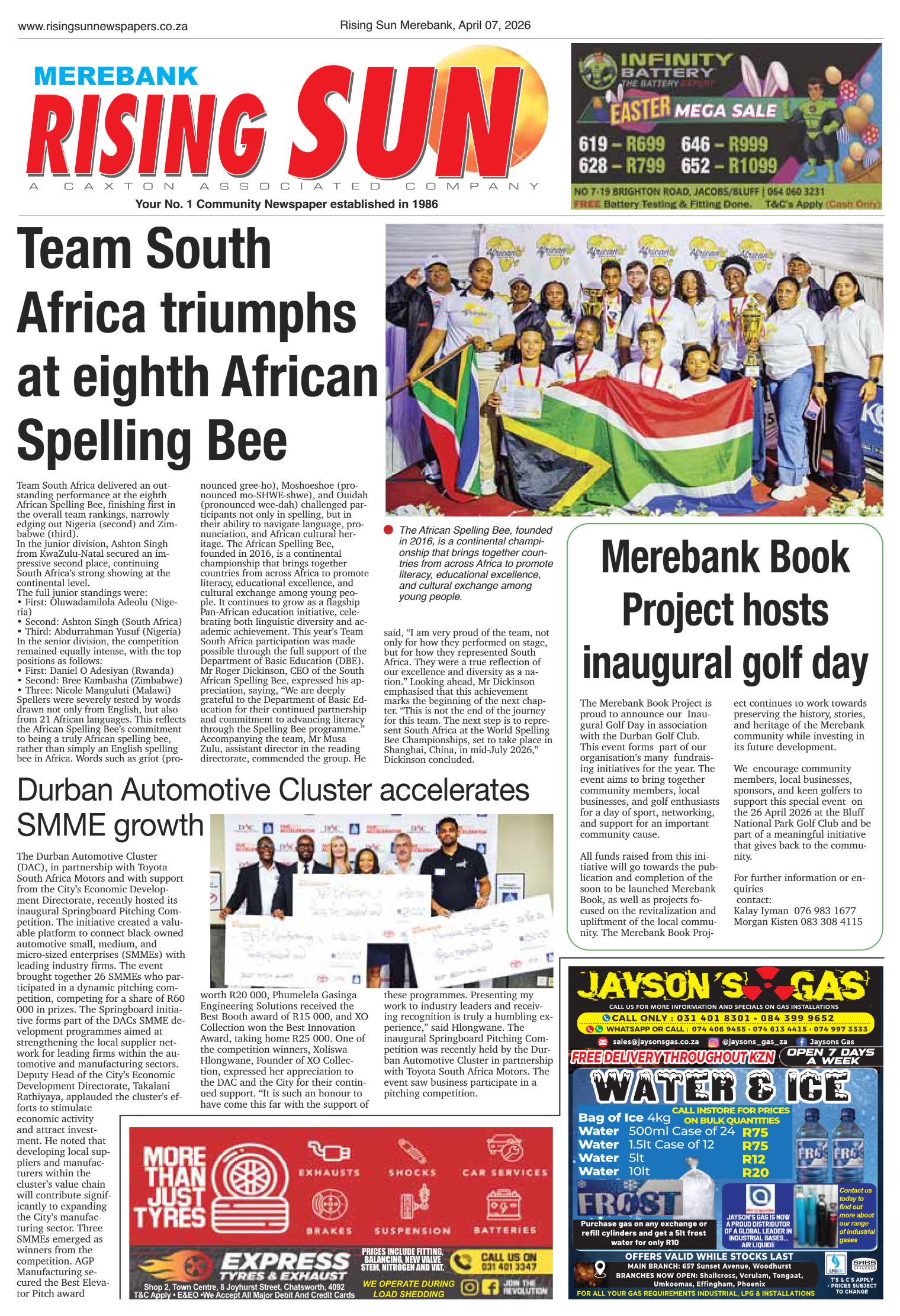 Rising Sun Merebank E-Paper, April 7, 2026 page 12