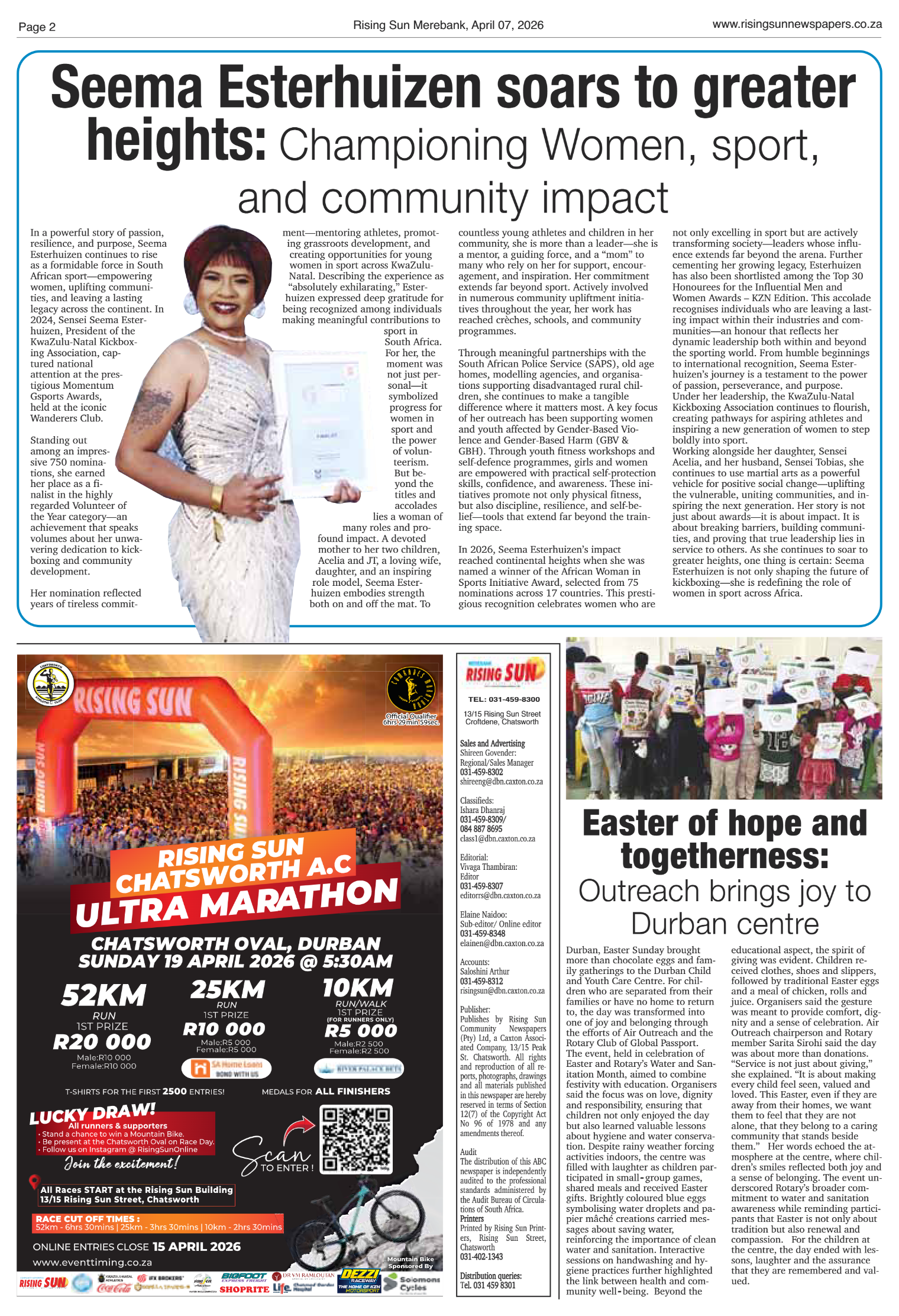 Rising Sun Merebank E-Paper, April 7, 2026 page 2