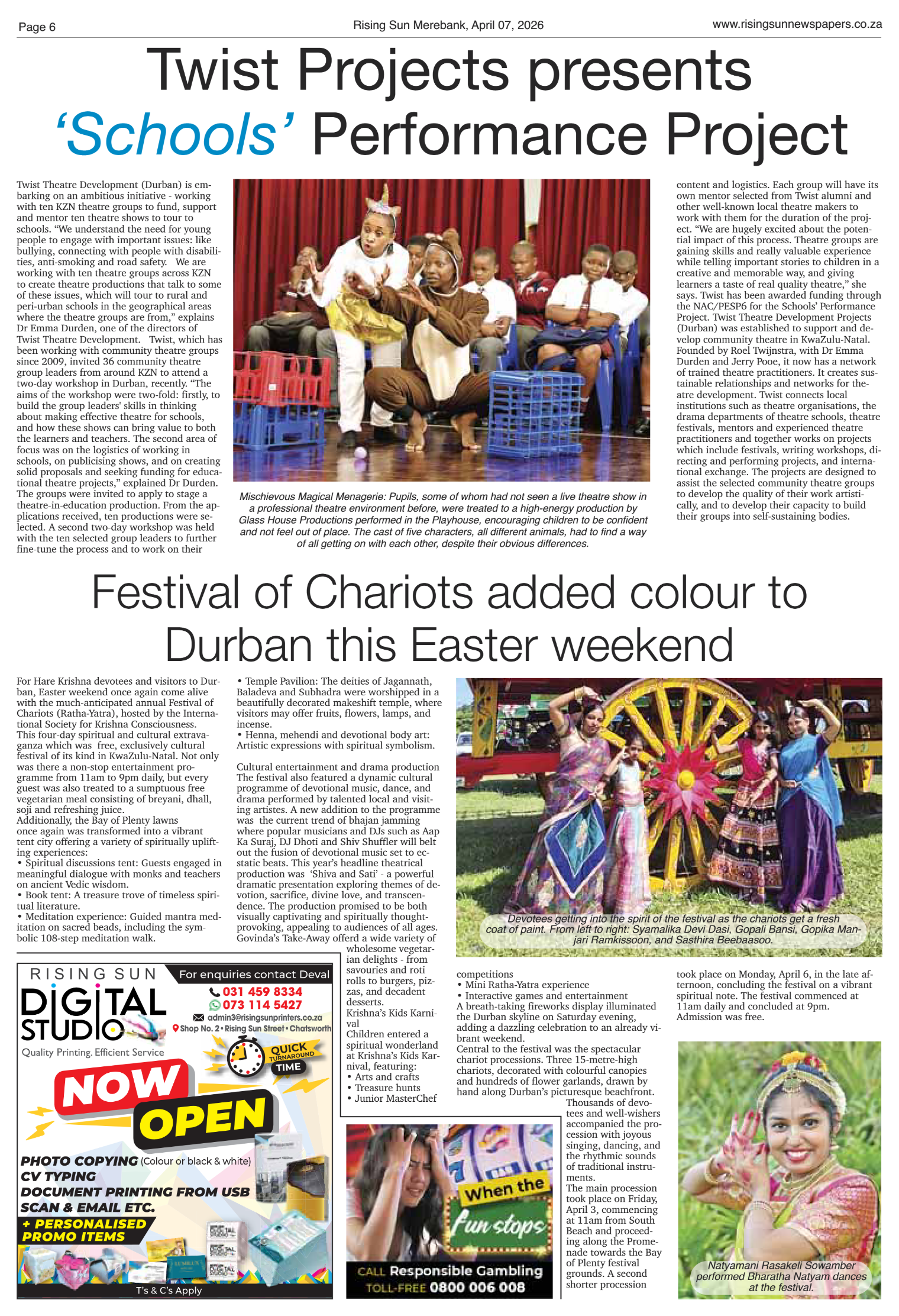 Rising Sun Merebank E-Paper, April 7, 2026 page 6