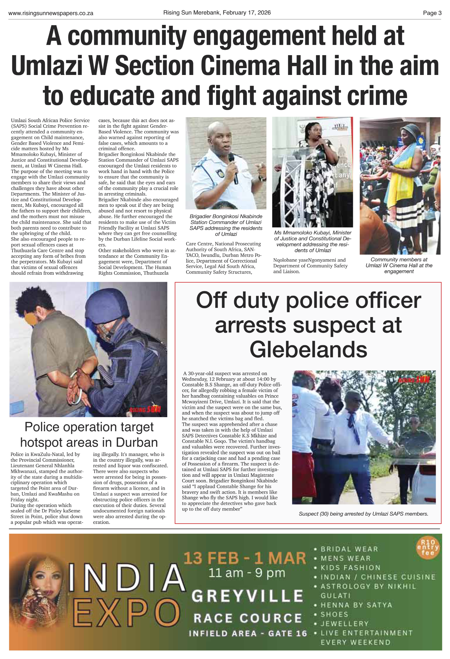 Rising Sun Merebank E-Paper, February 17, 2026 page 3