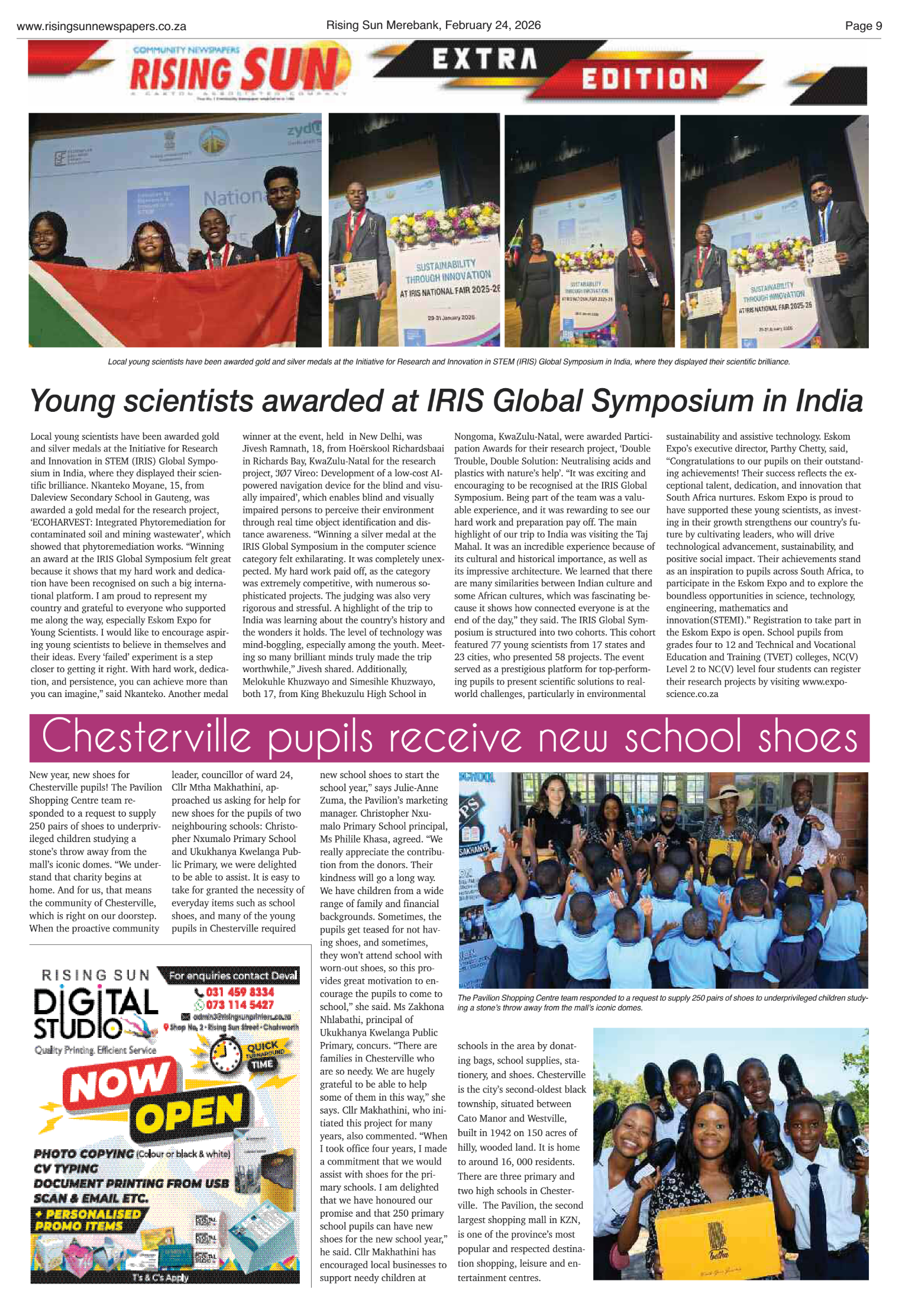 Rising Sun Merebank E-Paper, February 24, 2026 page 9