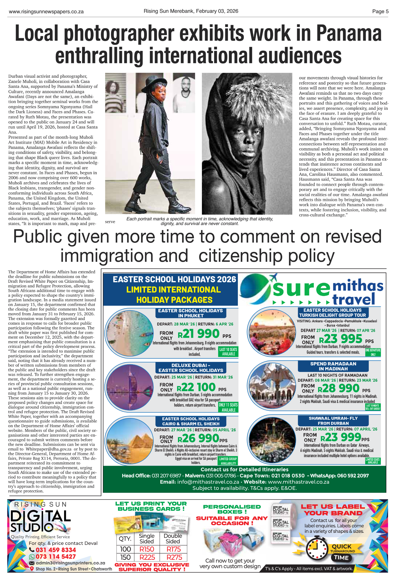 Rising Sun Merebank E-Paper, February 3, 2026 page 5
