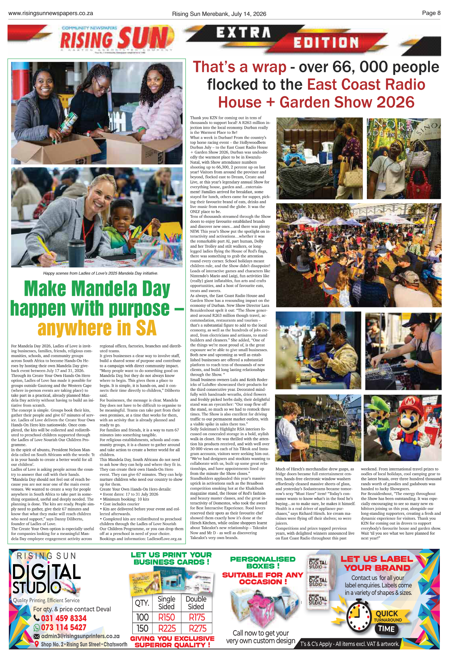 Rising Sun Merebank E-Paper, July 14, 2026 page 8