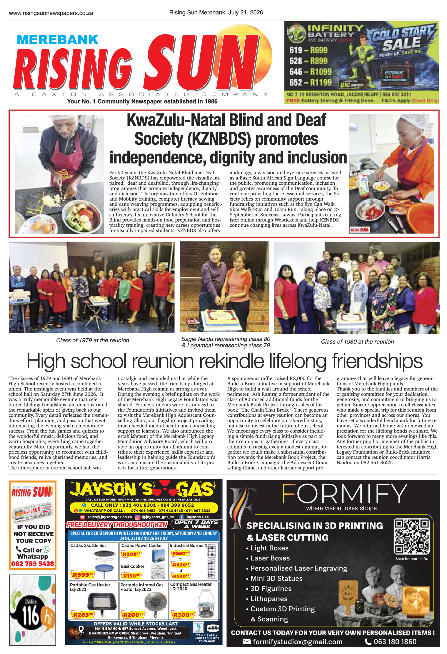 Rising Sun Merebank E-Paper, July 21, 2026 page 12
