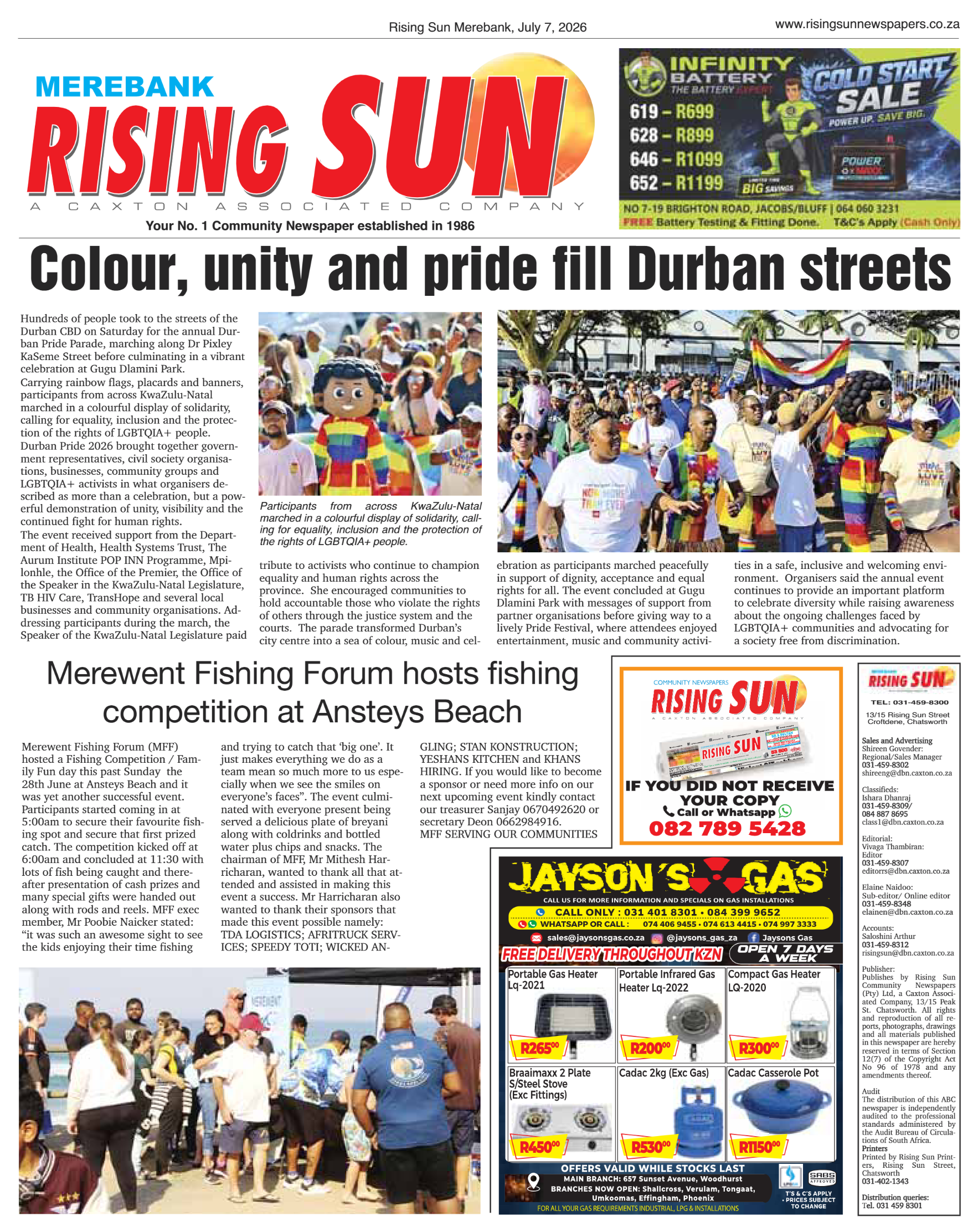 Rising Sun Merebank E-Paper, July 7, 2026 page 12
