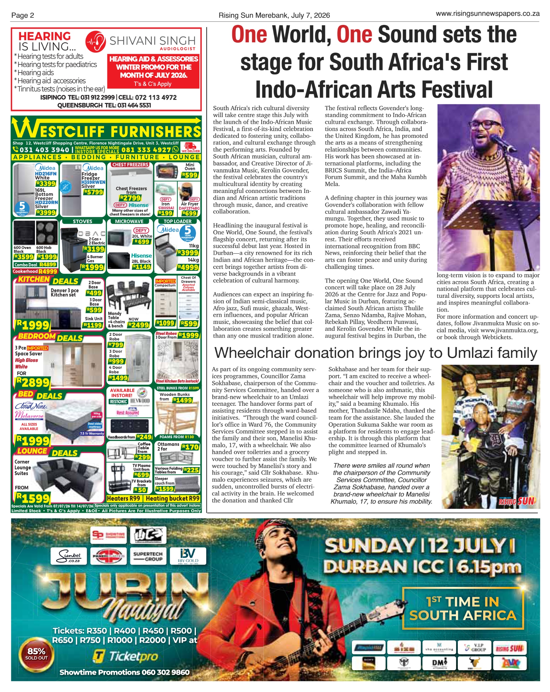 Rising Sun Merebank E-Paper, July 7, 2026 page 2