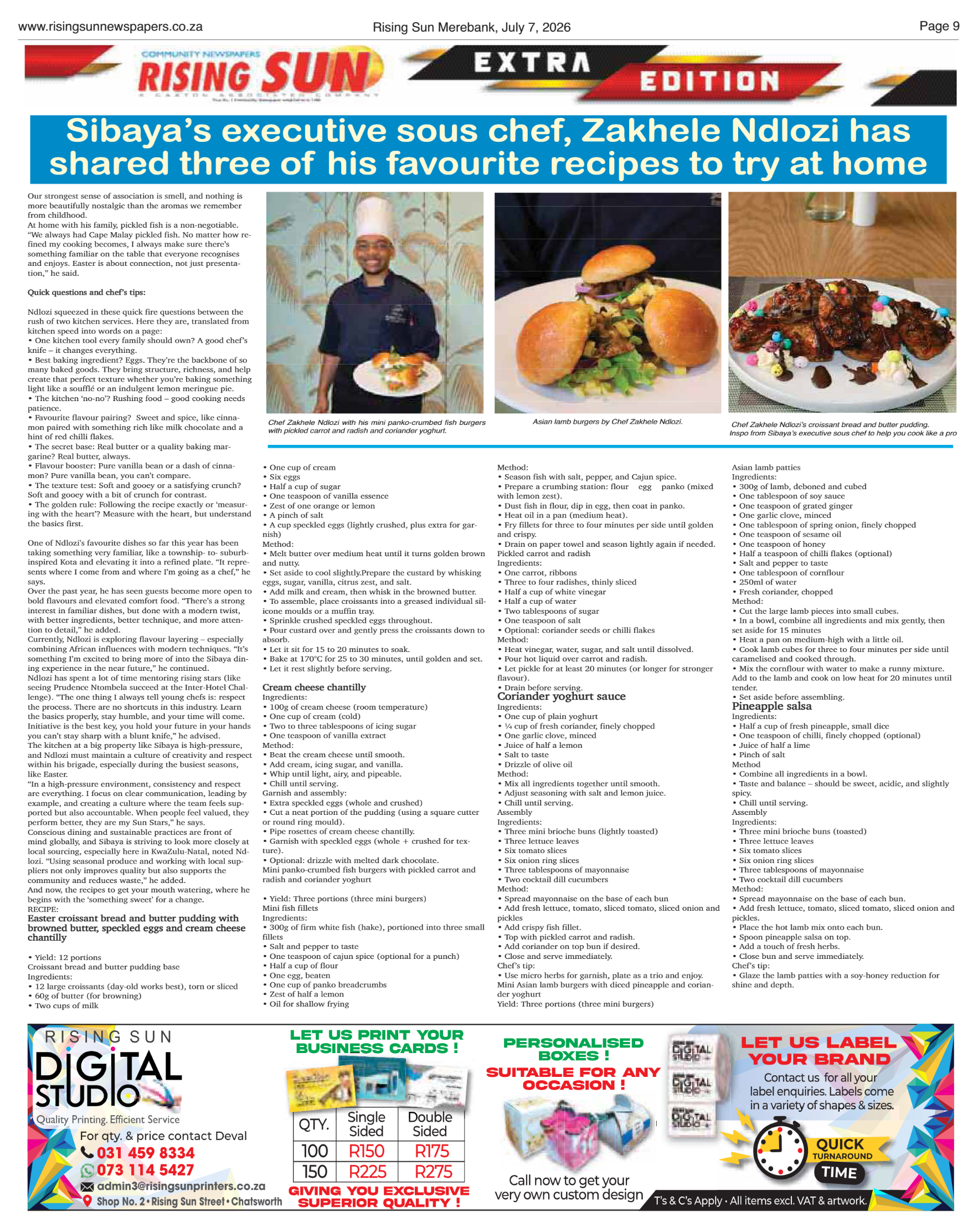 Rising Sun Merebank E-Paper, July 7, 2026 page 9