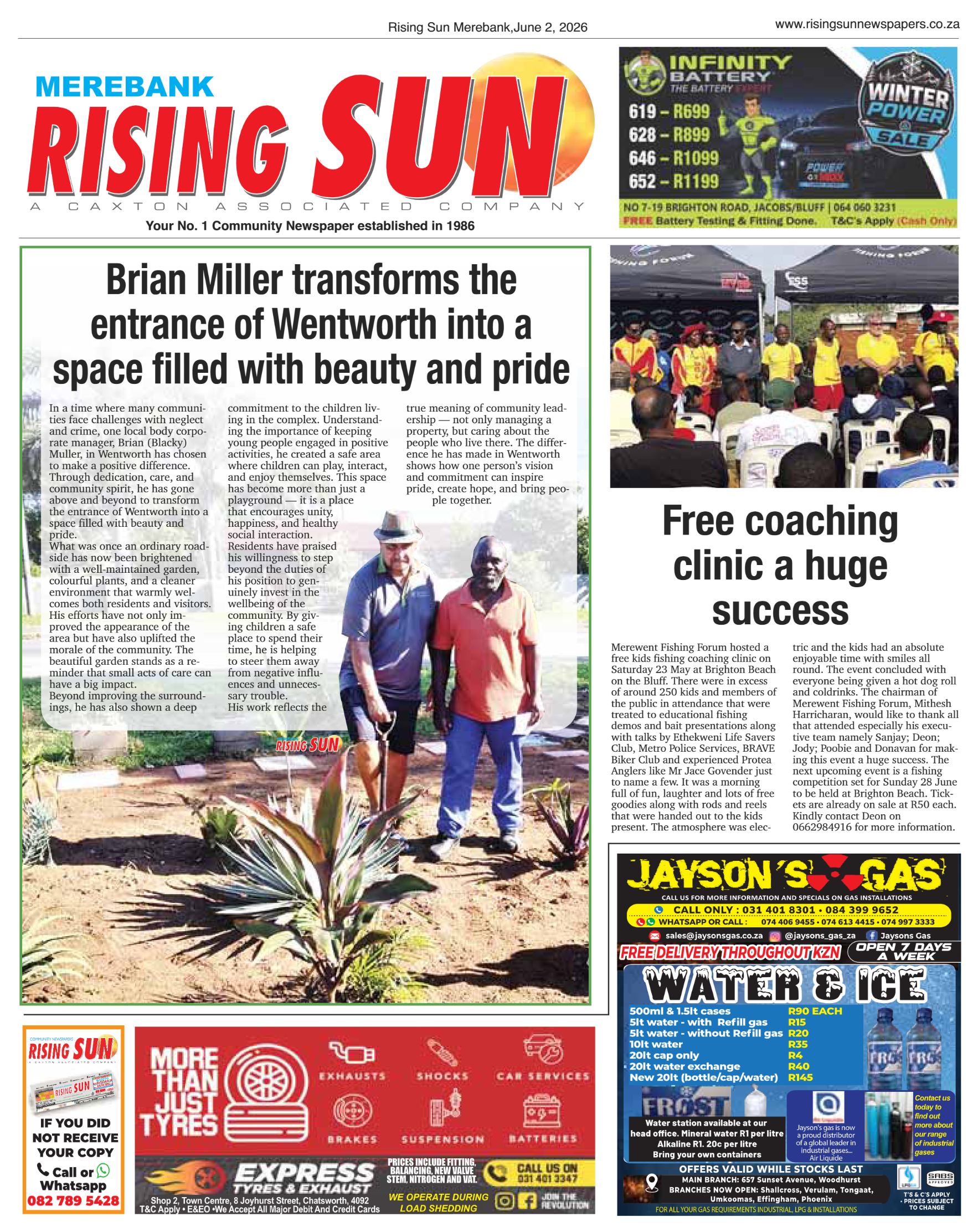 Rising Sun Merebank E-Paper, June 2, 2026 page 12