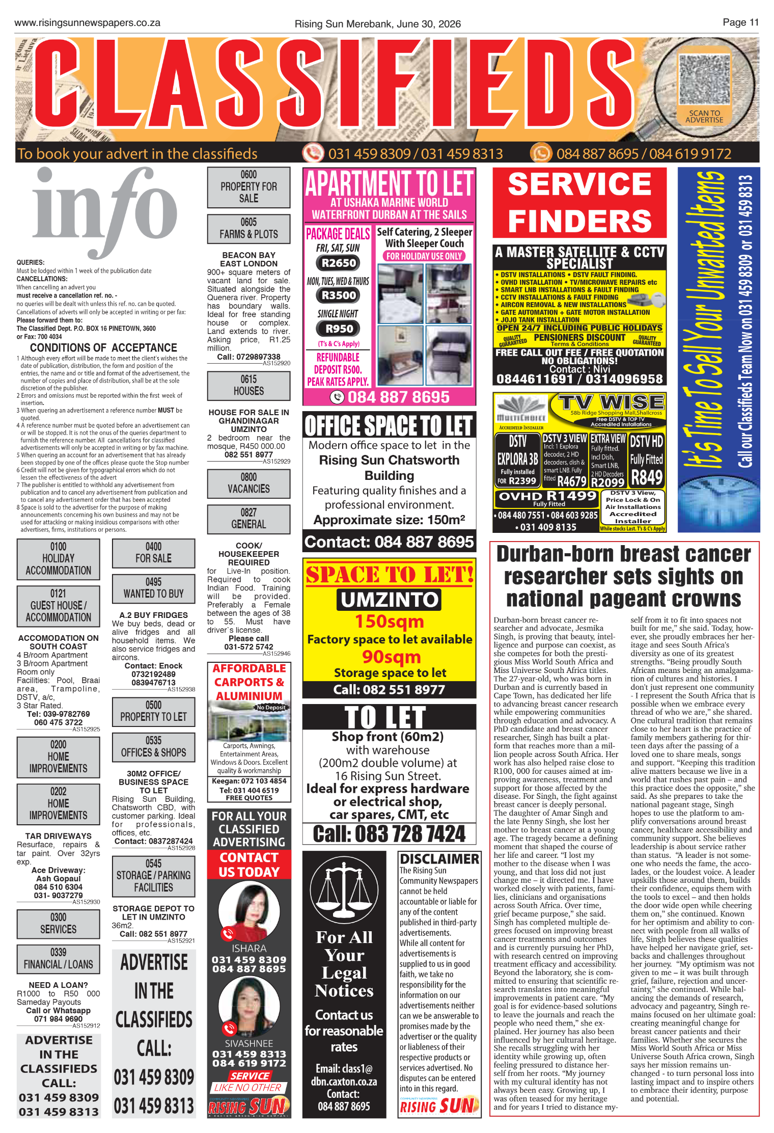 Rising Sun Merebank E-Paper, June 30, 2026 page 11
