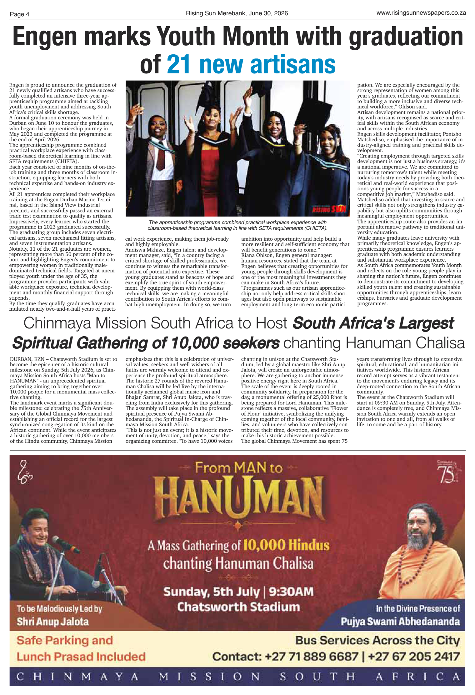 Rising Sun Merebank E-Paper, June 30, 2026 page 4
