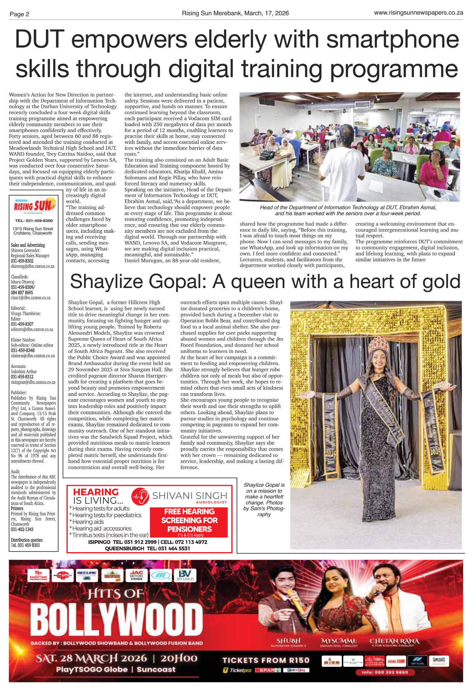 Rising Sun Merebank E-Paper, March 17, 2026 page 2