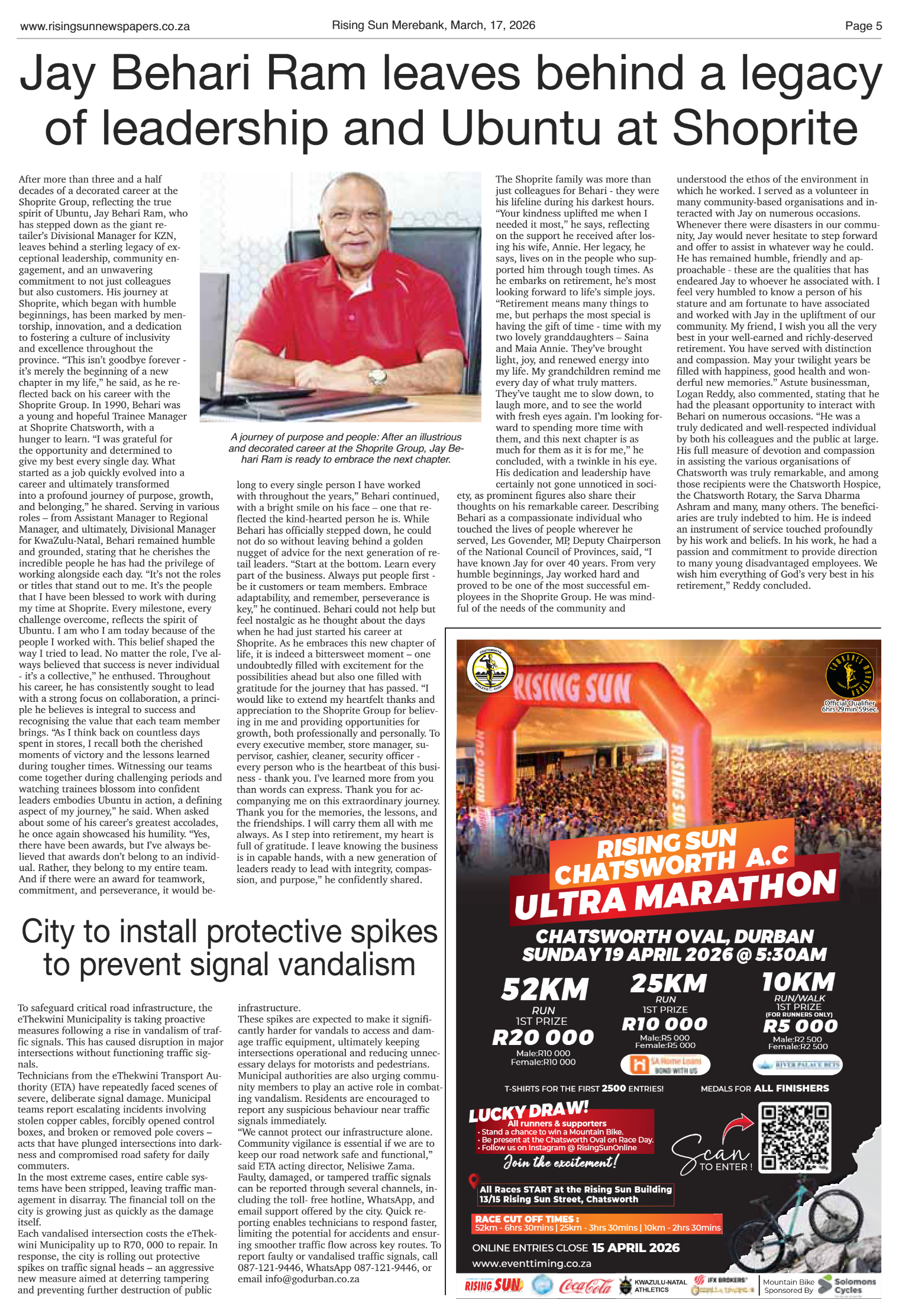 Rising Sun Merebank E-Paper, March 17, 2026 page 5