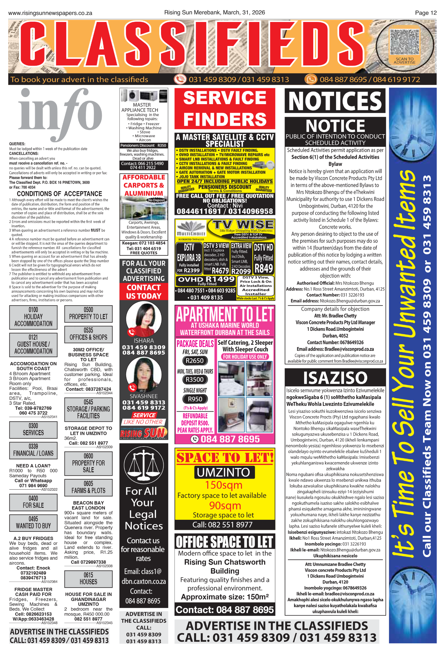 Rising Sun Merebank E-Paper, March 31, 2026 page 12
