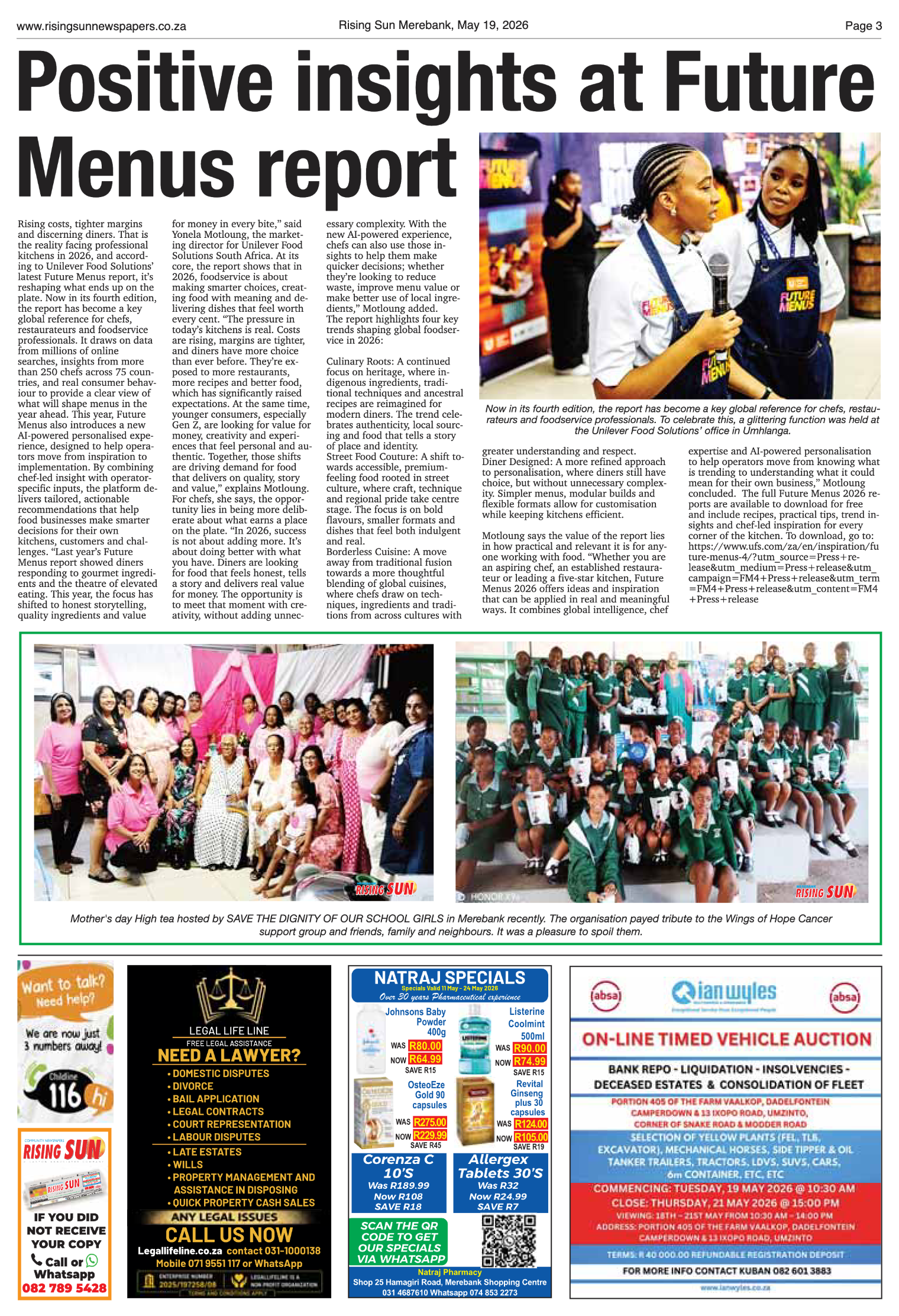 Rising Sun Merebank E-Paper, May 19, 2026 page 3