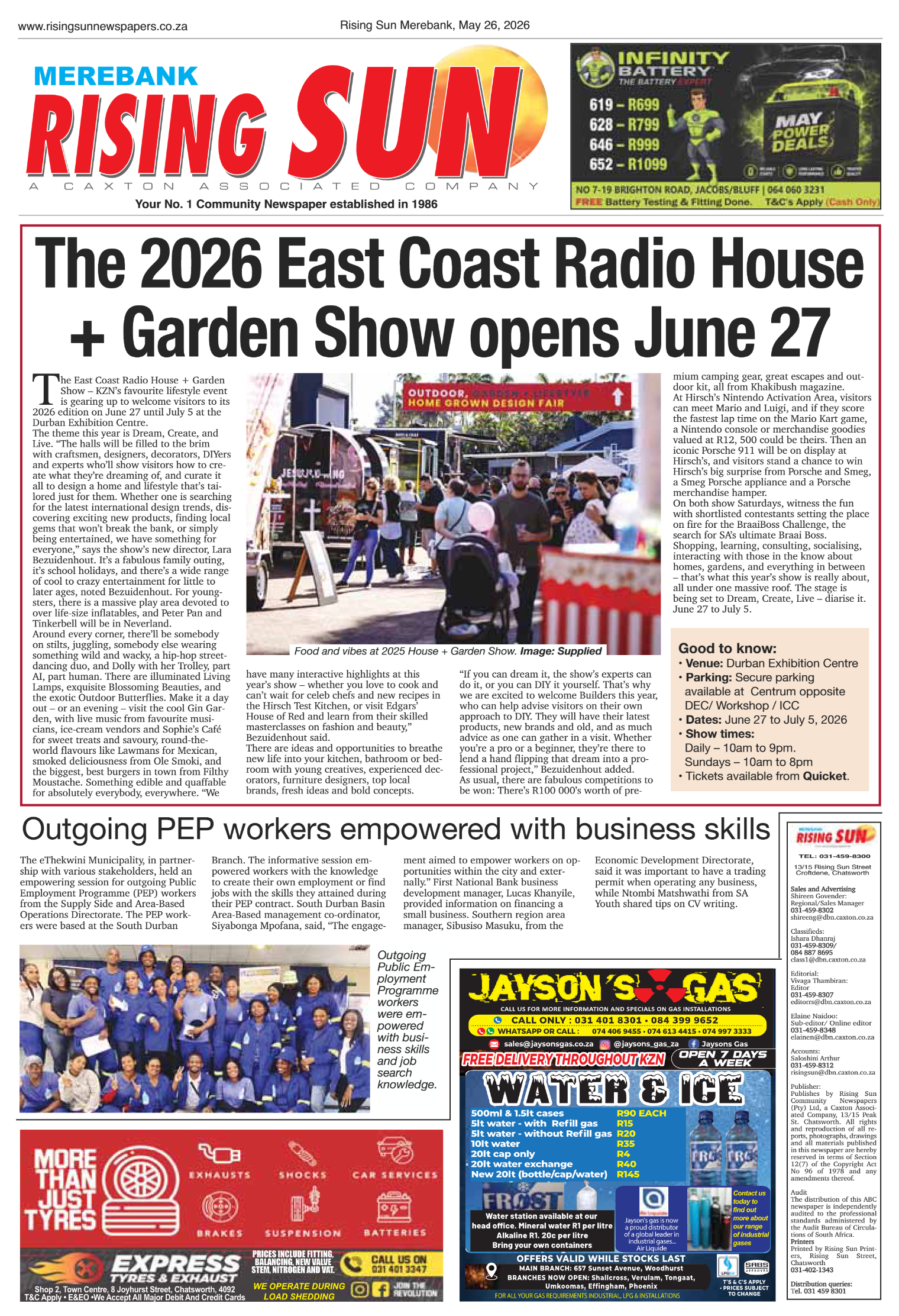 Rising Sun Merebank E-Paper, May 26, 2026 page 12