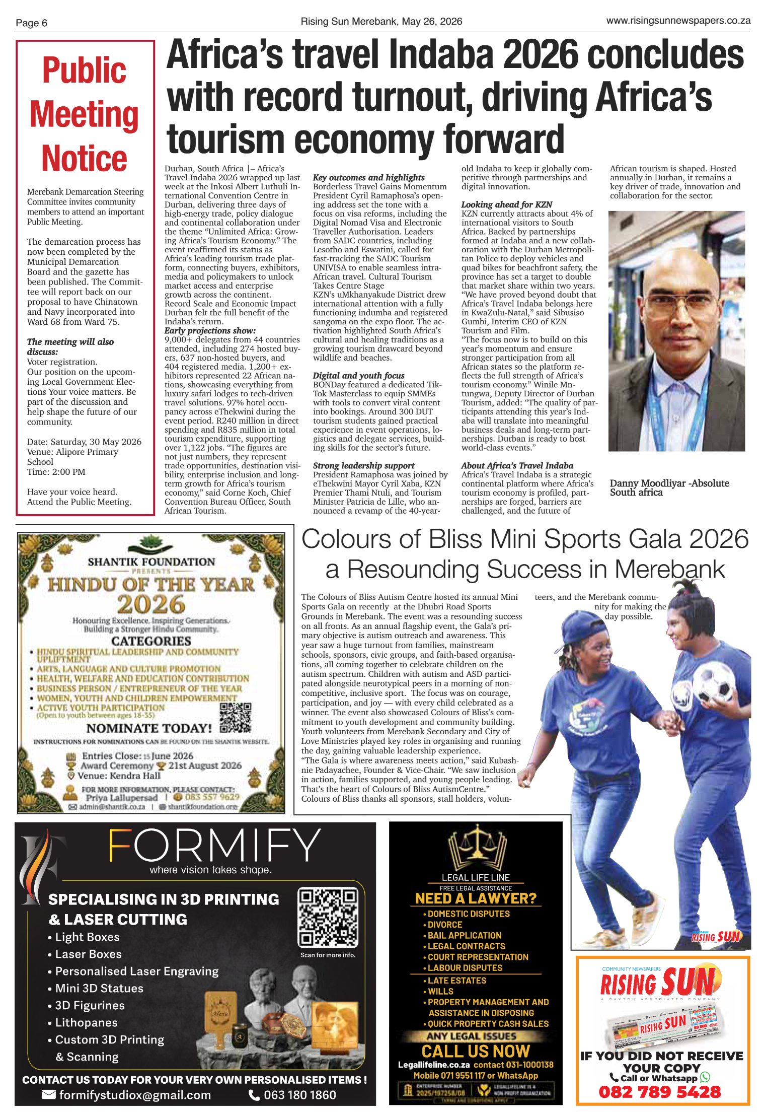 Rising Sun Merebank E-Paper, May 26, 2026 page 6