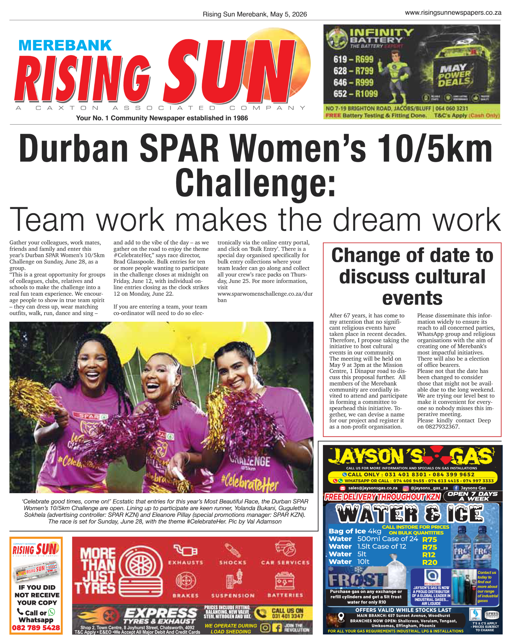 Rising Sun Merebank E-Paper, May 5, 2026 page 13