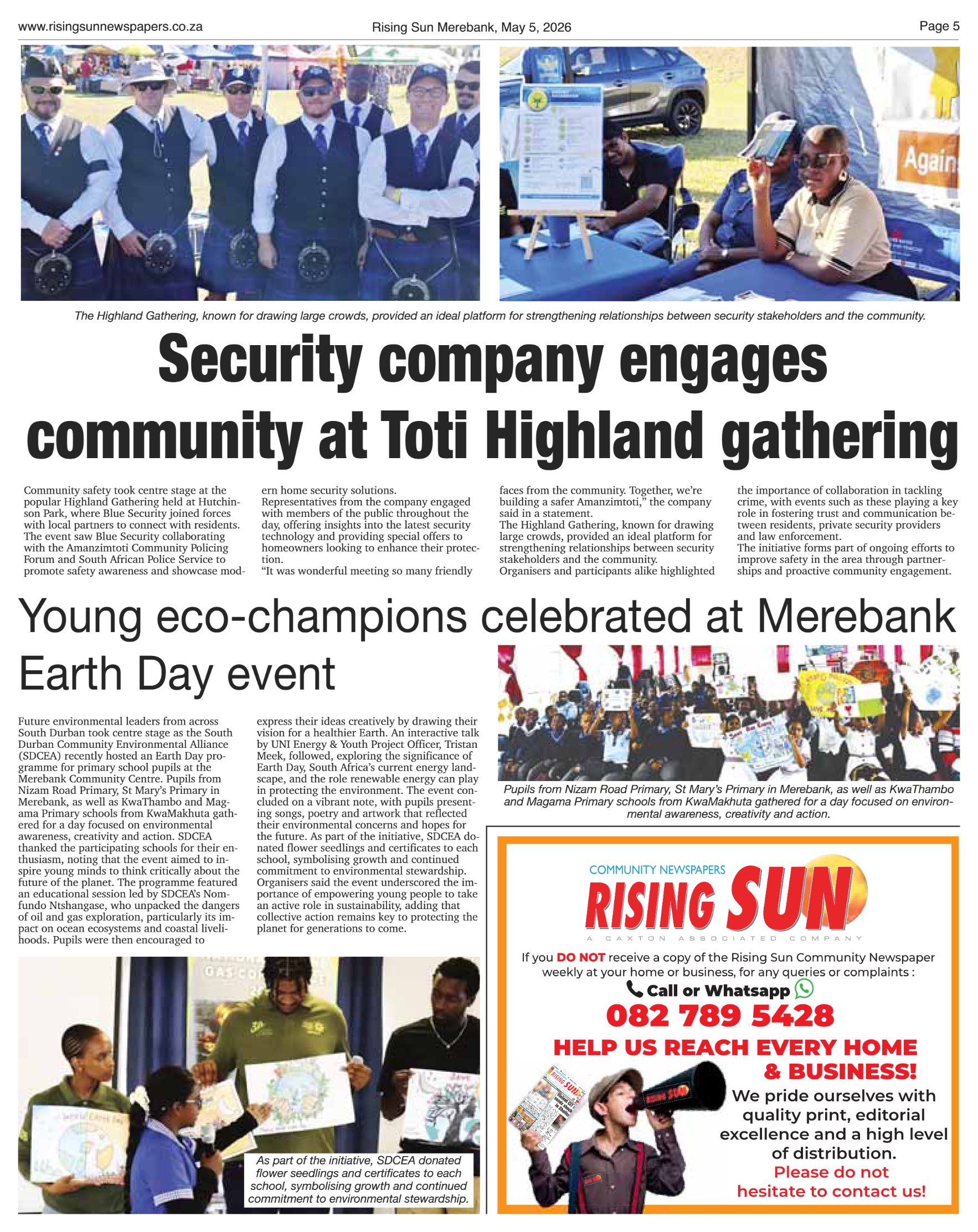 Rising Sun Merebank E-Paper, May 5, 2026 page 5